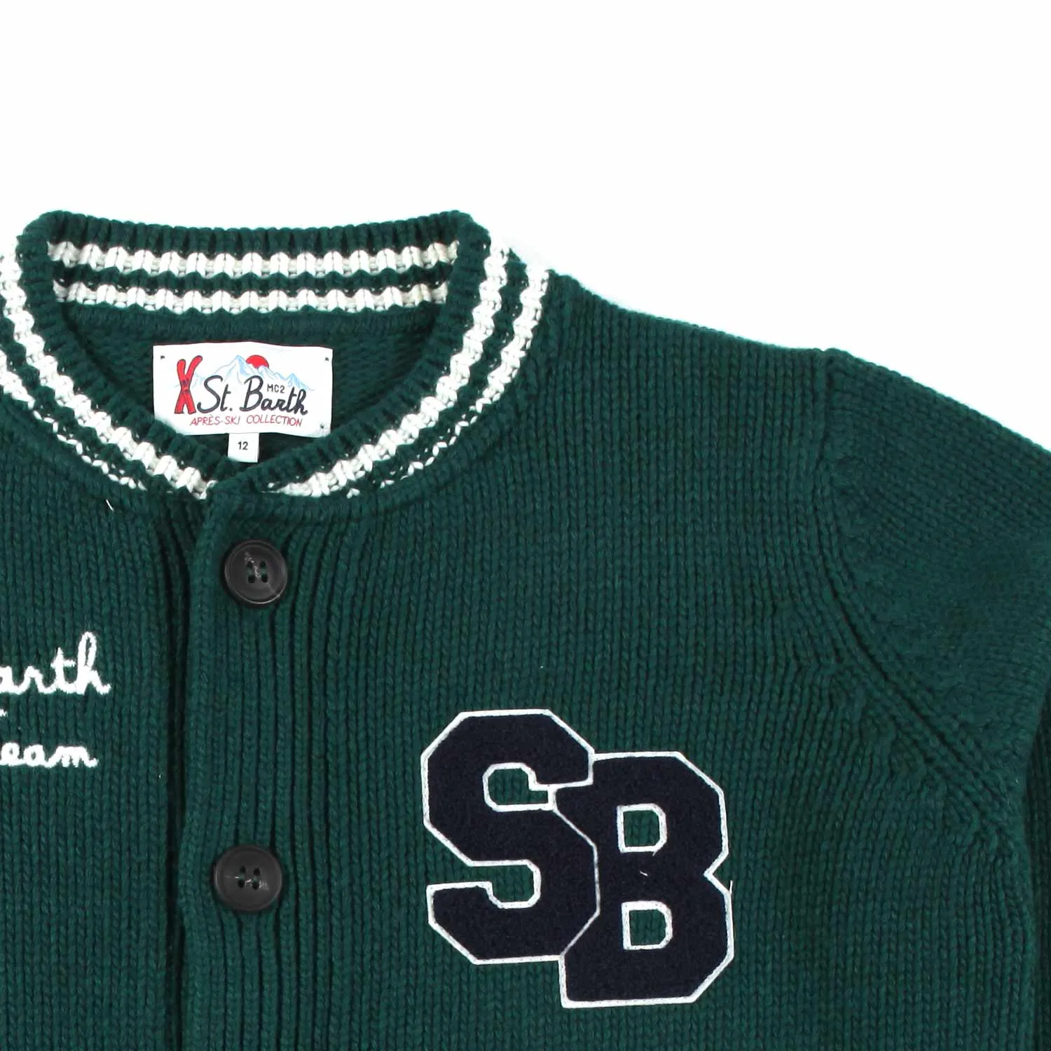 Cardigan Benjamin Verde Bambino E Teen