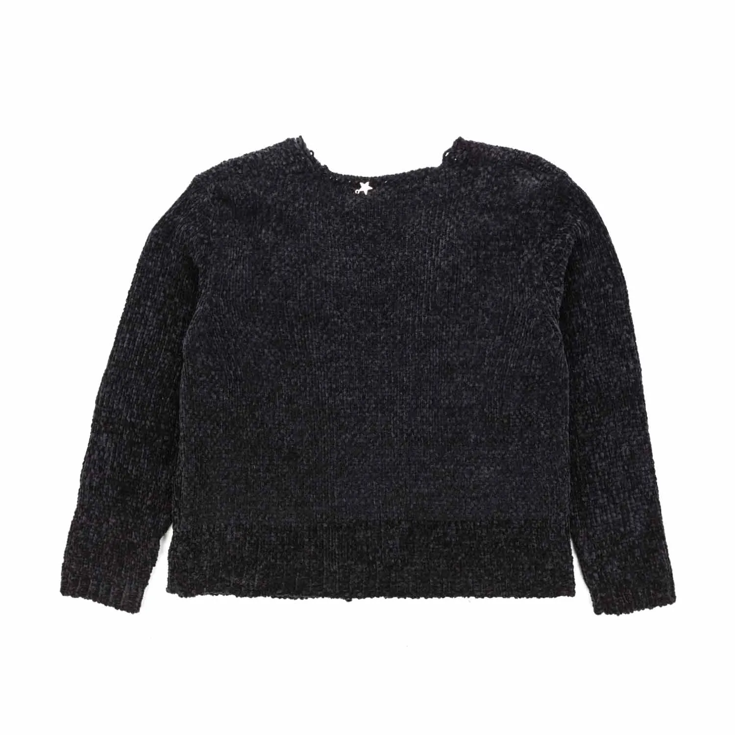 Cardigan Nero Bambina E Teenager