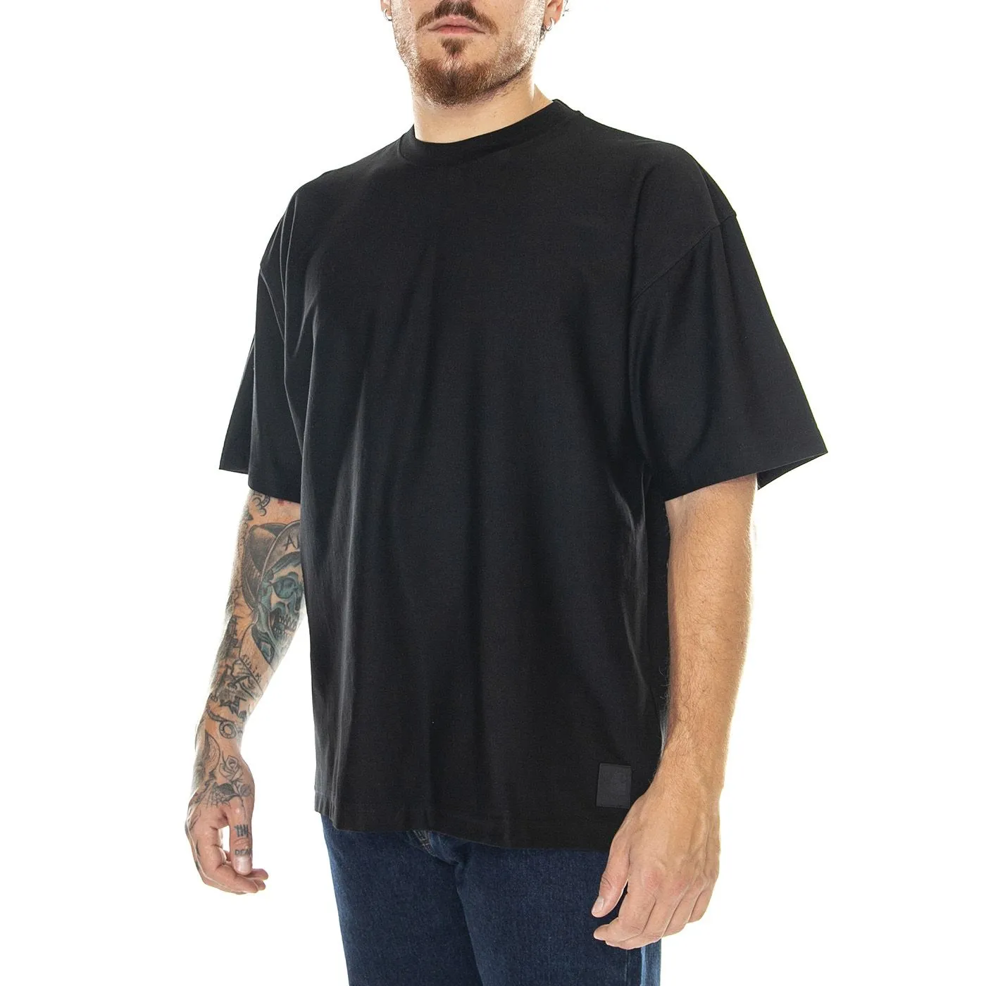 CARHARTT WIP S/S Dawson T-Shirt Black - Maglietta Girocollo Uomo Nera    
