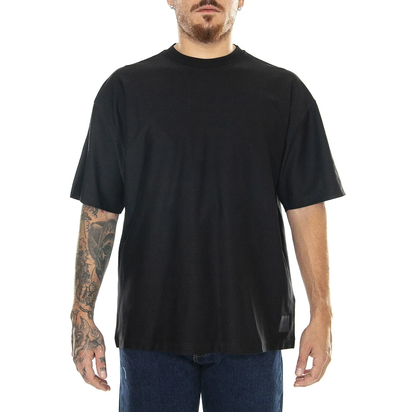 CARHARTT WIP S/S Dawson T-Shirt Black - Maglietta Girocollo Uomo Nera    