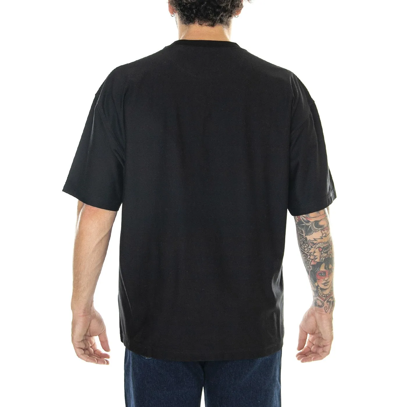 CARHARTT WIP S/S Dawson T-Shirt Black - Maglietta Girocollo Uomo Nera    