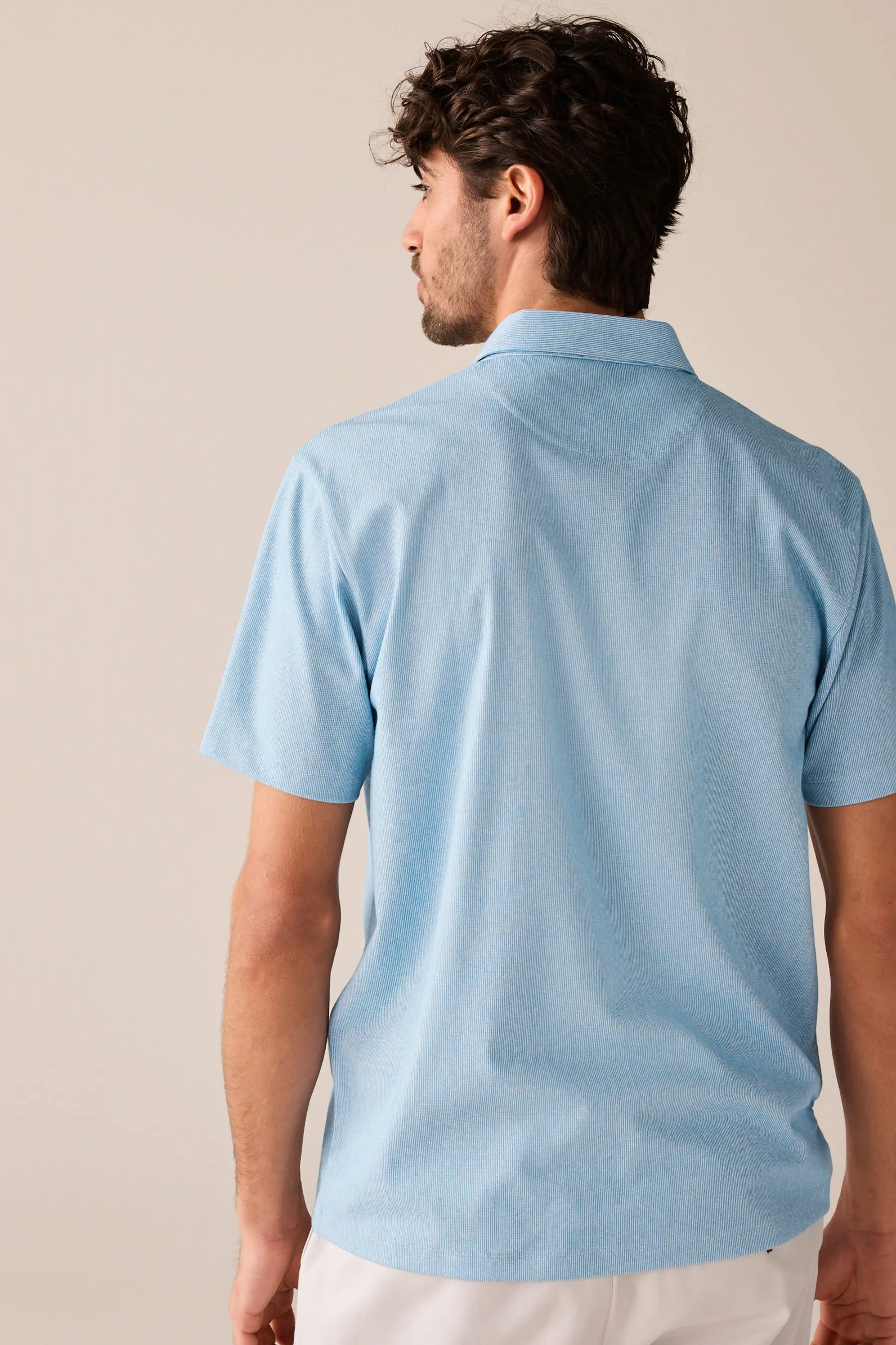 Celeste  - Oxford - Camicia con Blend in cotone