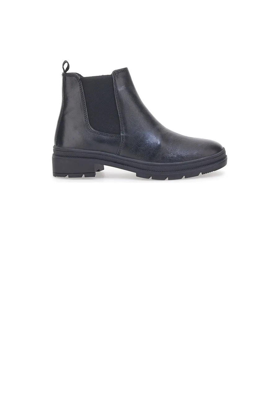 Chelsea Boots Neri In Pelle Prima Riga 602