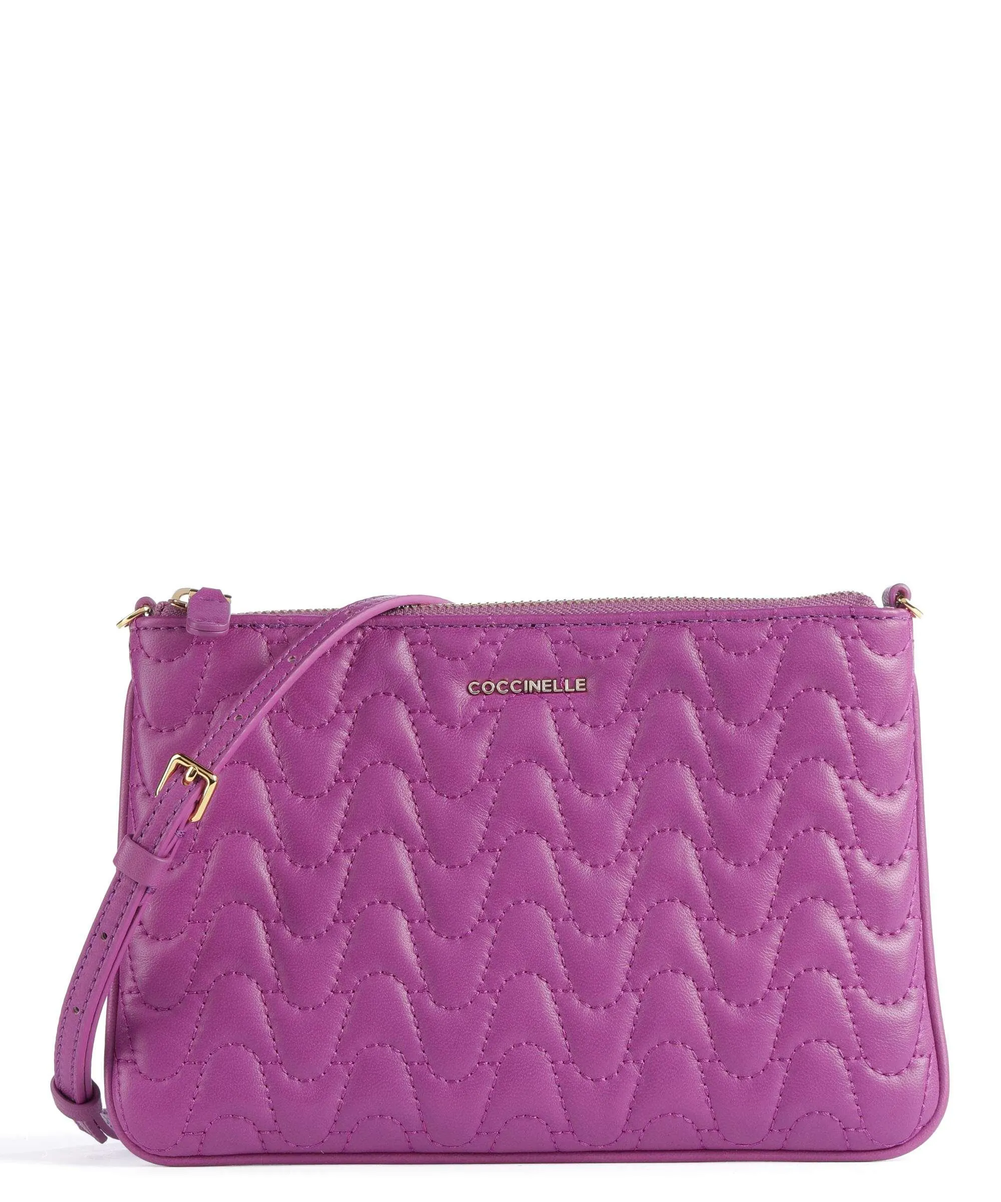  Coccinelle Best Matelasse Borsa a tracolla pelle a grana fine pink  