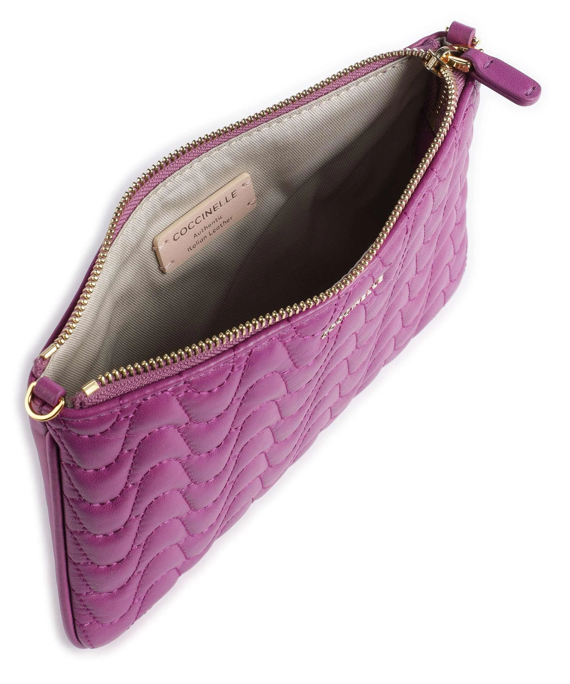  Coccinelle Best Matelasse Borsa a tracolla pelle a grana fine pink  