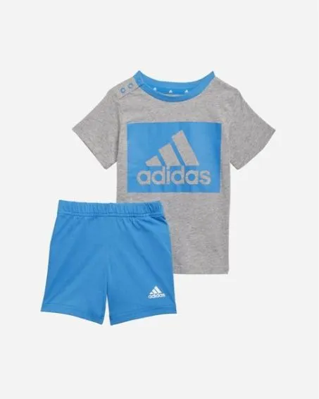Completo Bambino Adidas T SET H65822 Grigio Azzurro