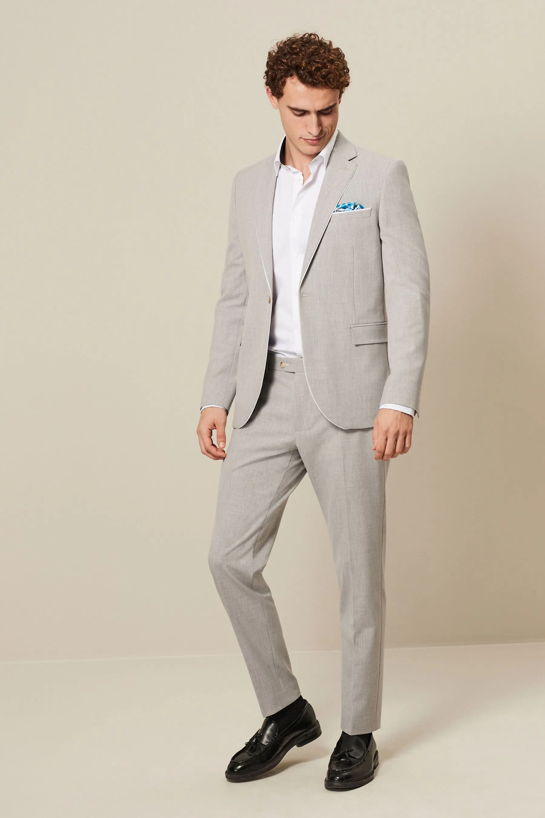 Completo skinny con bordi a contrasto: Pantaloni