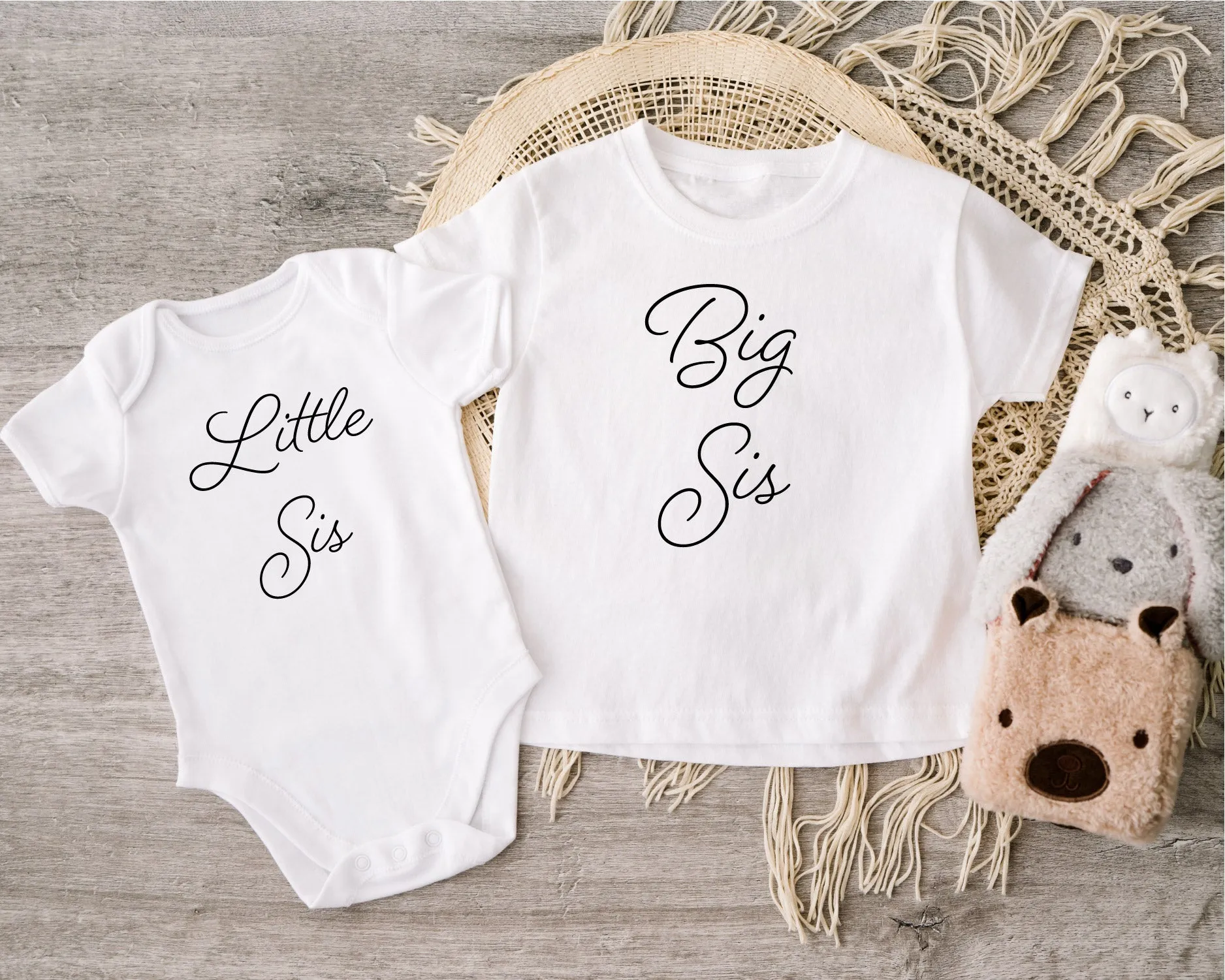Coppia tshirt e body  Big e Little