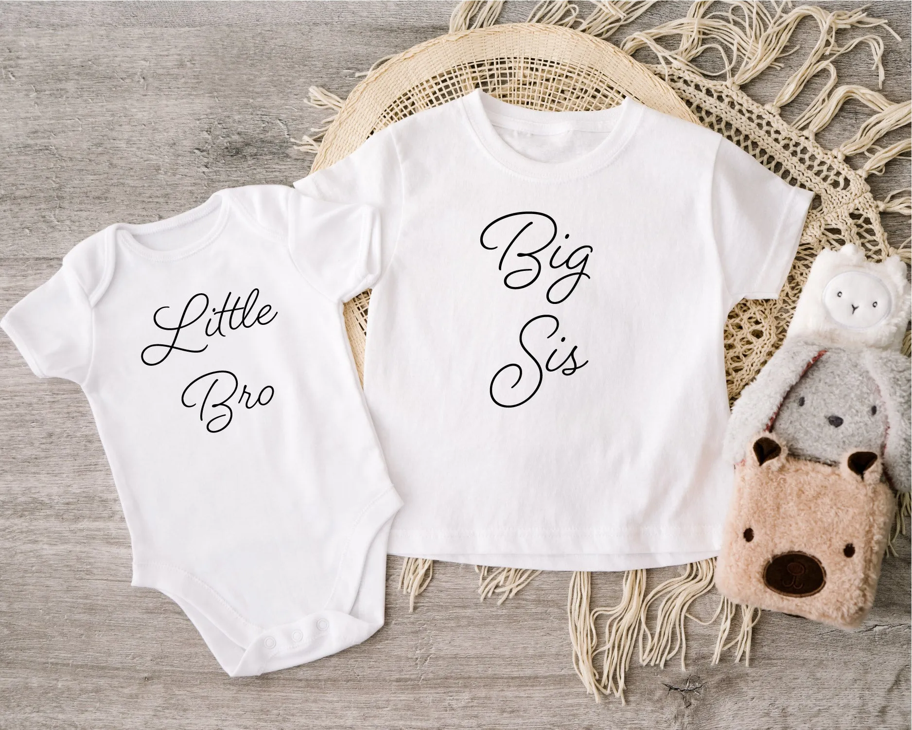 Coppia tshirt e body  Big e Little
