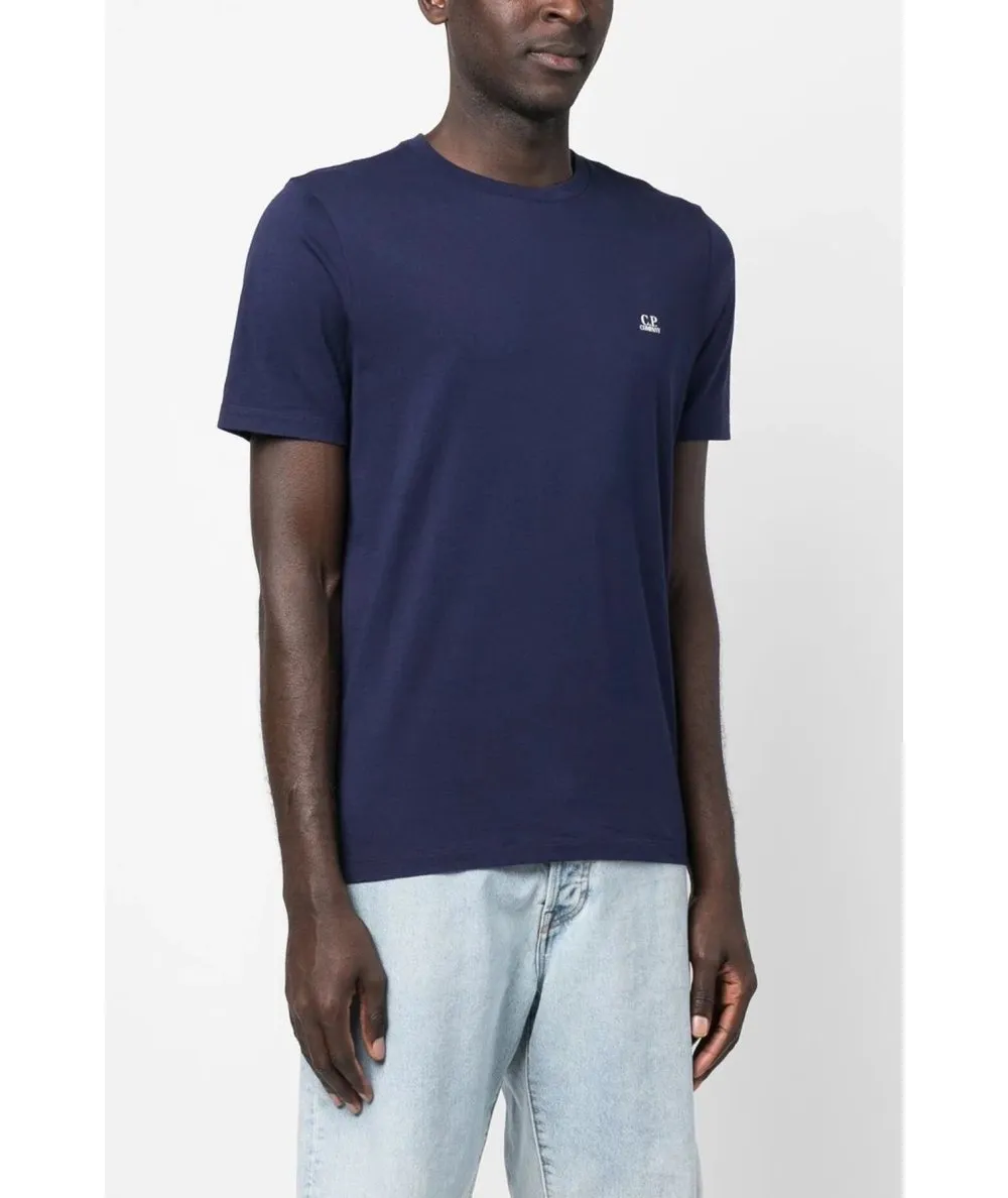 C.P. COMPANY--T-shirt con logo piccolo in jersey 30/1