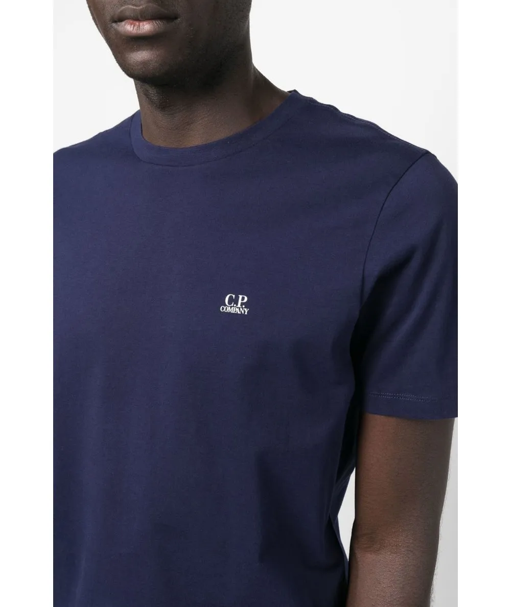 C.P. COMPANY--T-shirt con logo piccolo in jersey 30/1