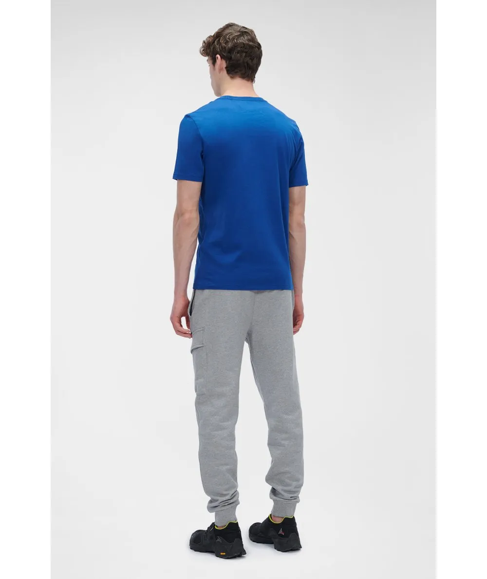C.P. COMPANY--T-shirt in jersey con logo tono su tono