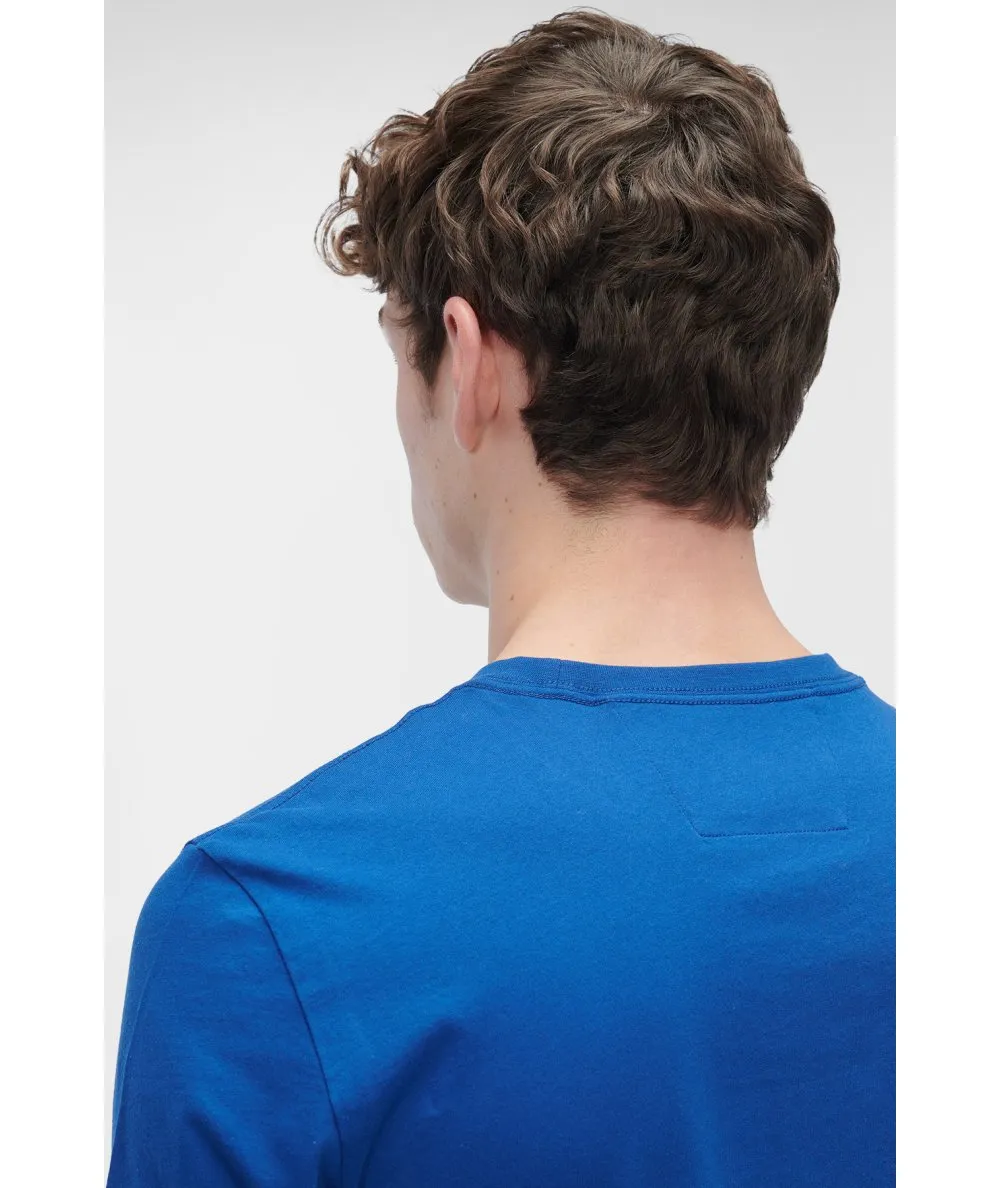 C.P. COMPANY--T-shirt in jersey con logo tono su tono