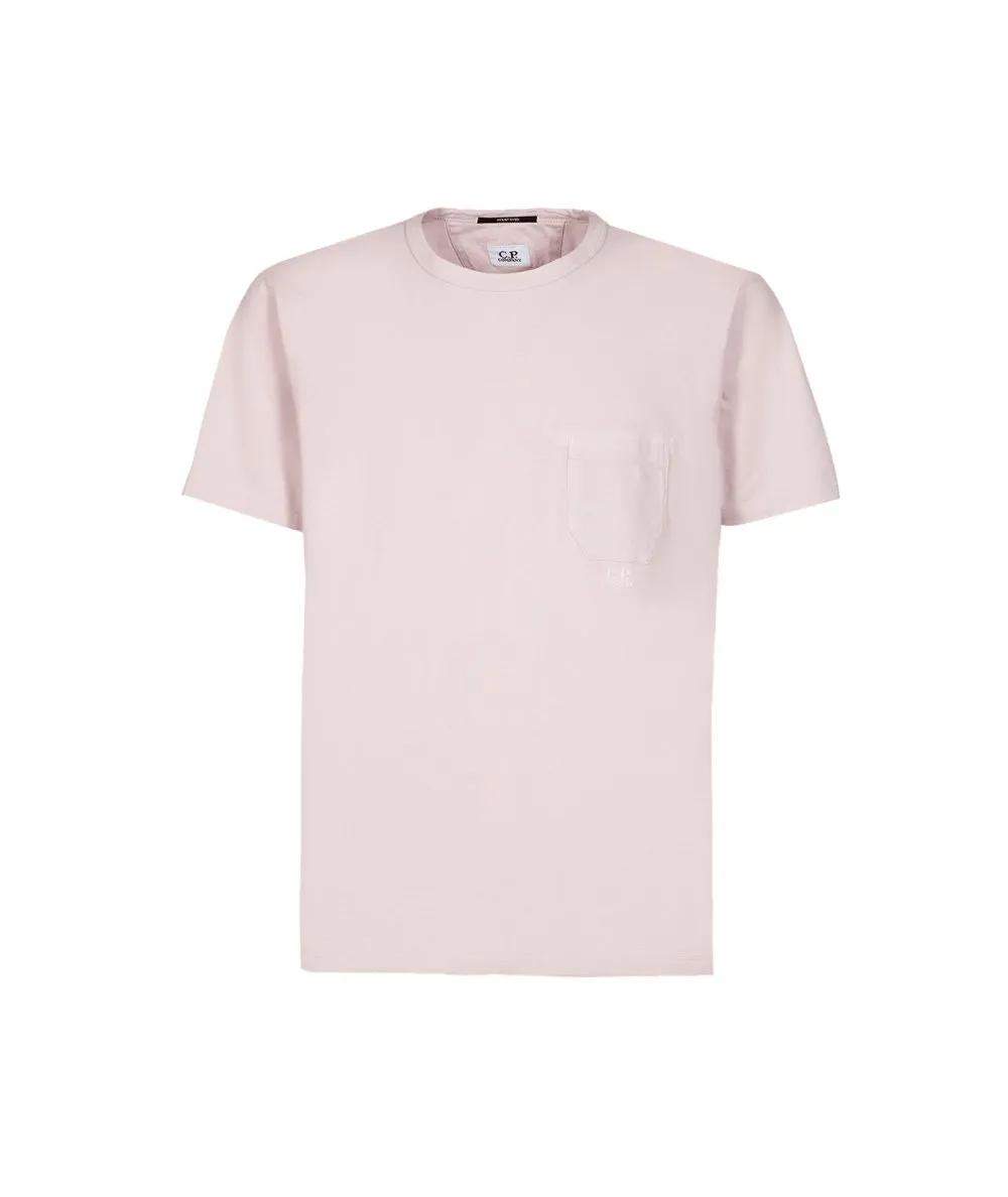 C.P. COMPANY--T-shirt tascabile in jersey 24/1