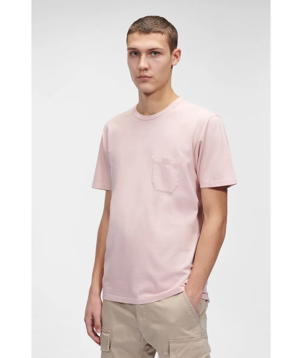 C.P. COMPANY--T-shirt tascabile in jersey 24/1
