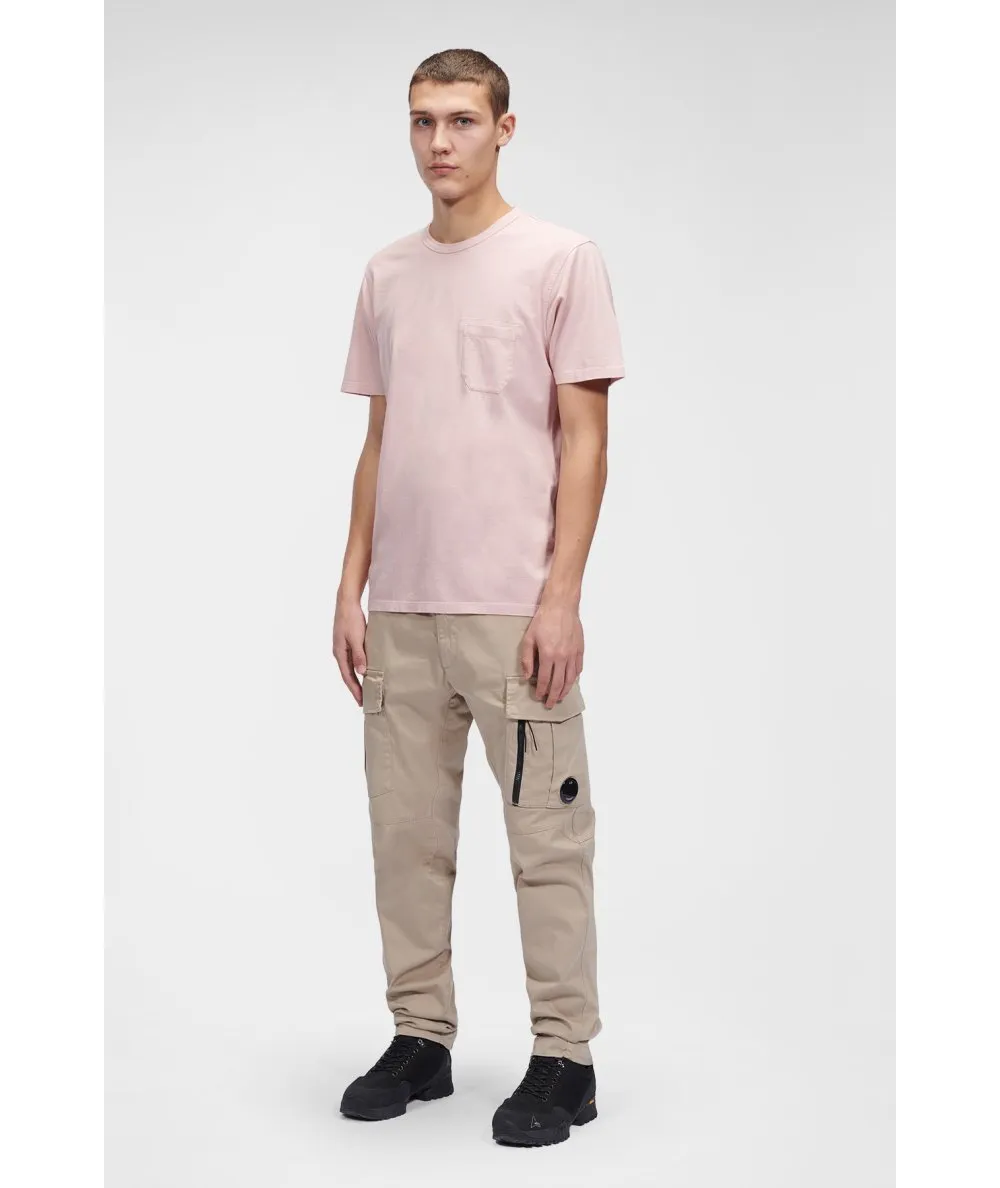 C.P. COMPANY--T-shirt tascabile in jersey 24/1