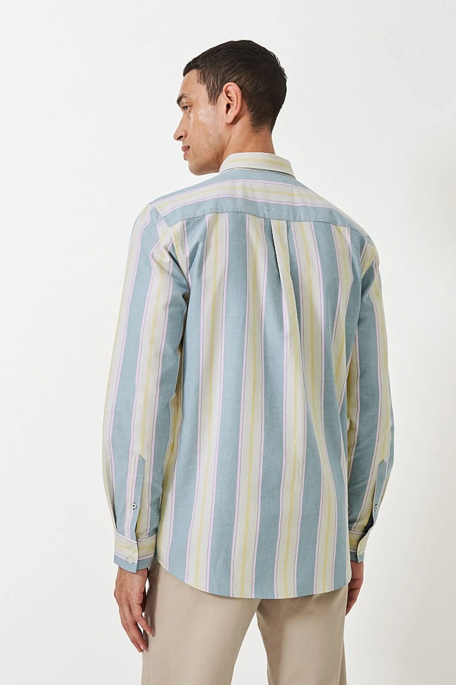 Crew Clothing Manica lunga - Camicia Oxford classica