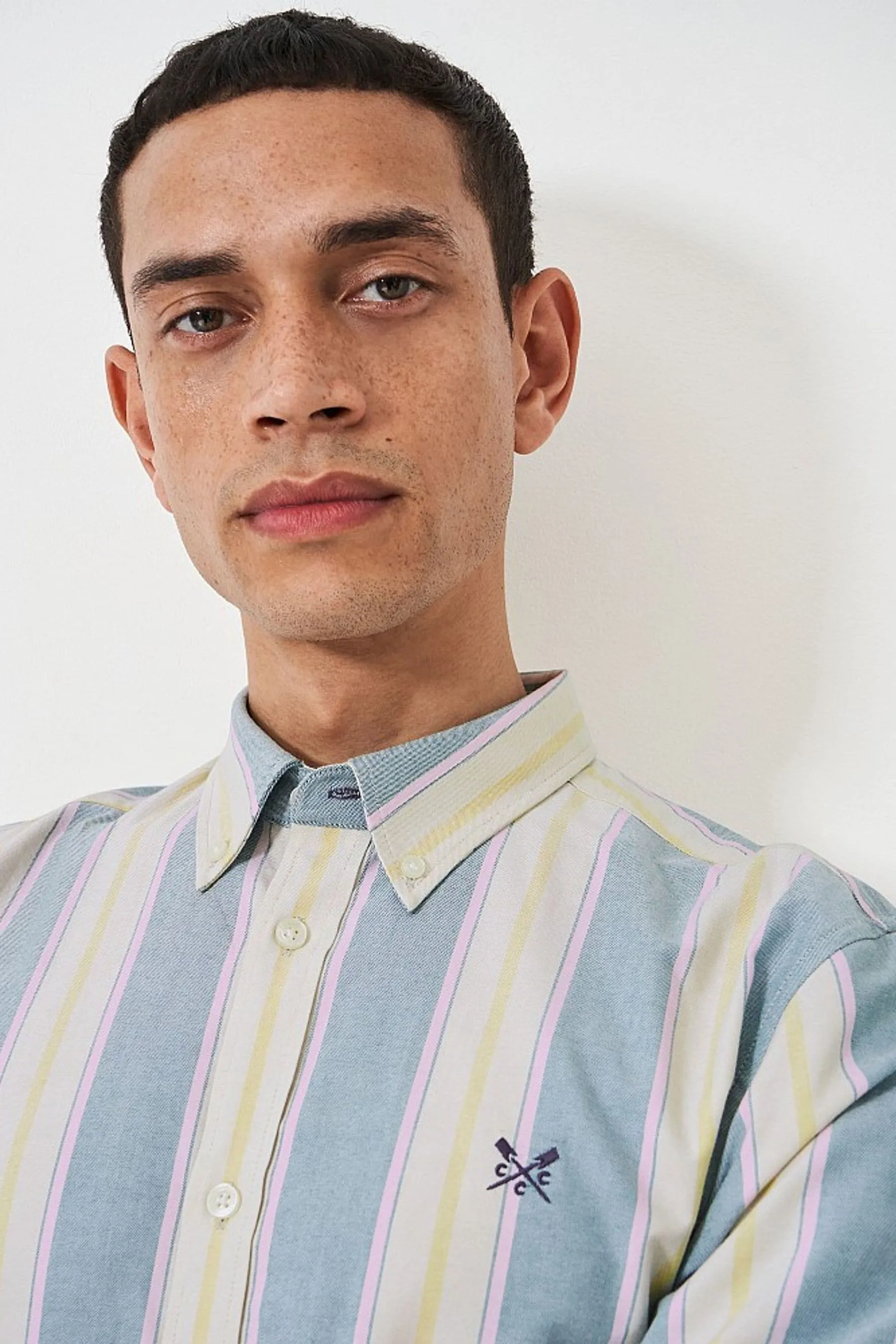 Crew Clothing Manica lunga - Camicia Oxford classica