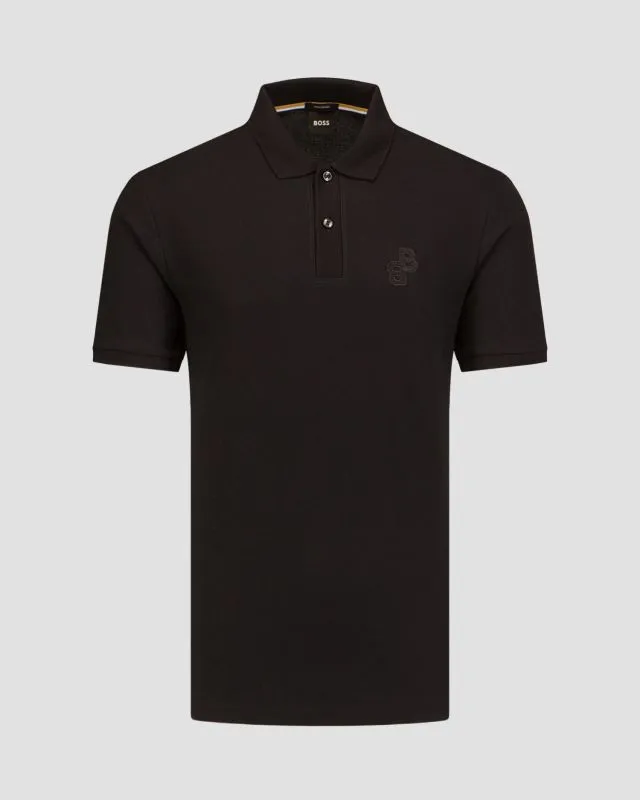 Czarna koszulka polo Hugo Boss Parlay 50494953-1