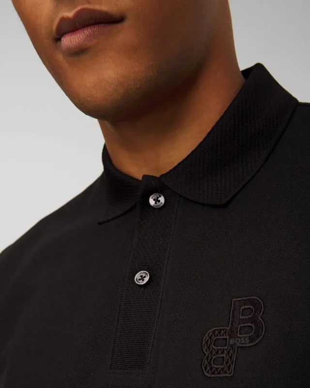 Czarna koszulka polo Hugo Boss Parlay 50494953-1