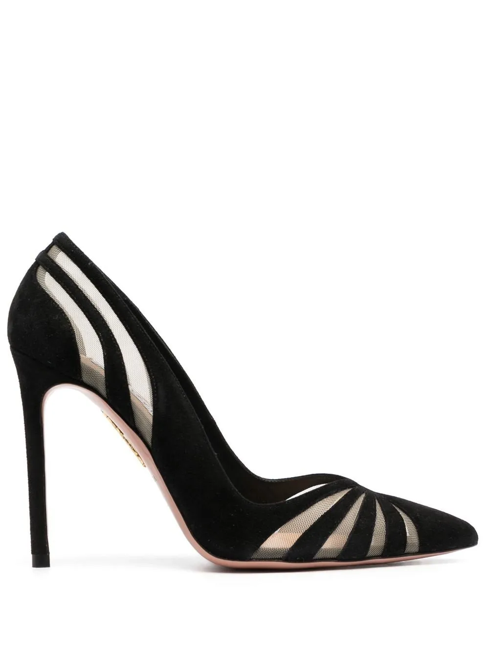 Decollete The Spy 105mm in nero Aquazzura - donna