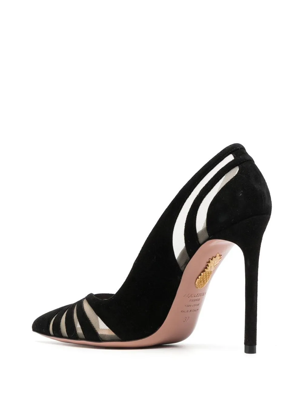 Decollete The Spy 105mm in nero Aquazzura - donna