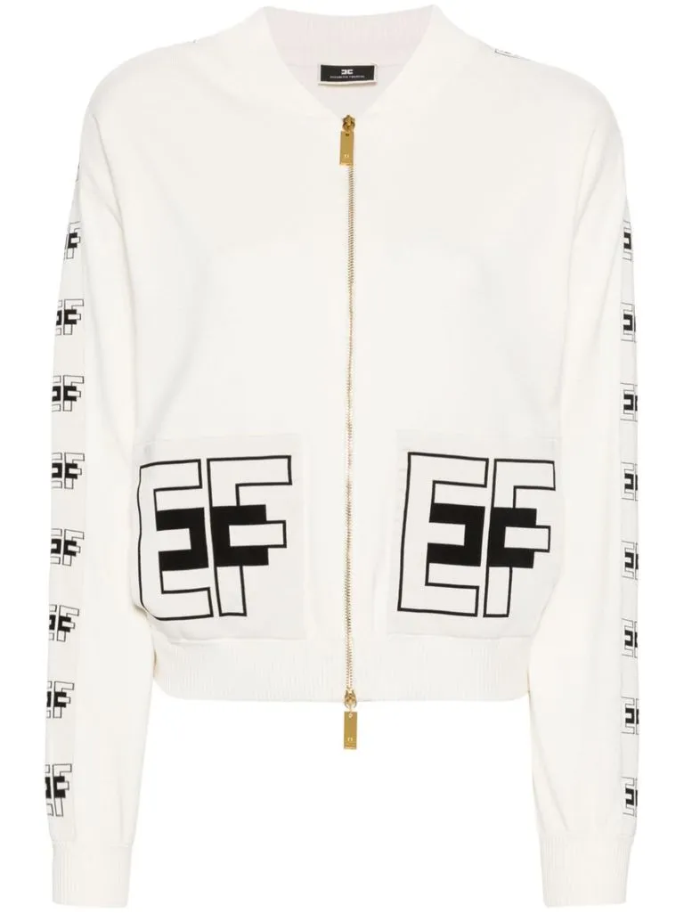 elisabetta franchi Cardigan con logo