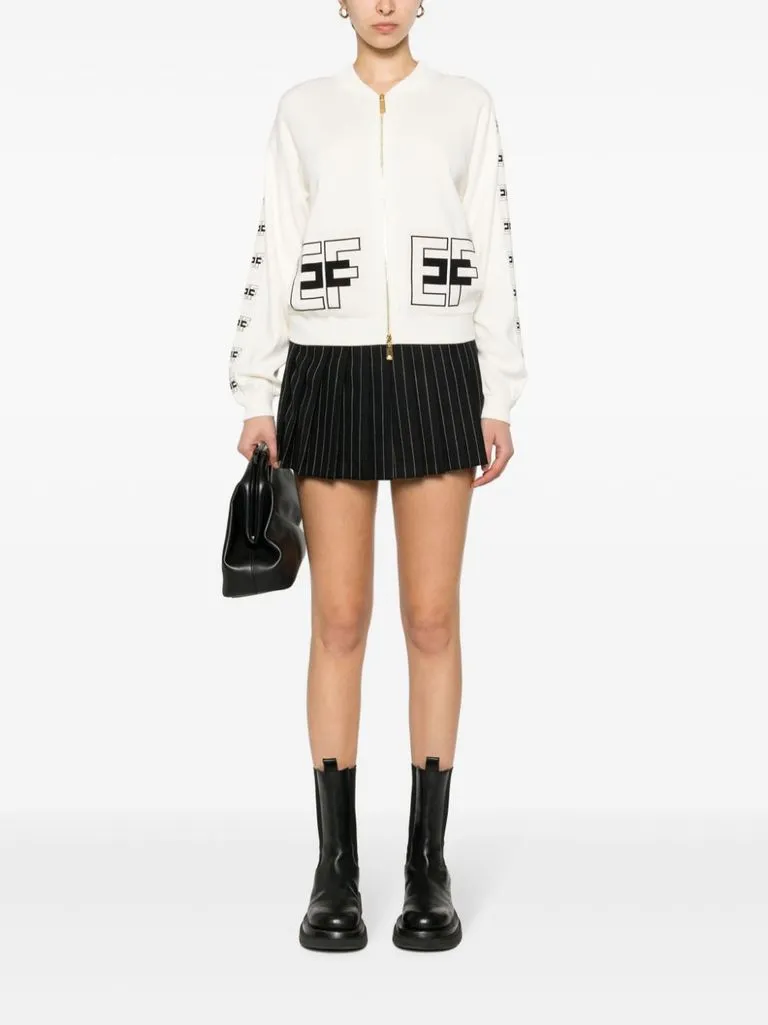 elisabetta franchi Cardigan con logo