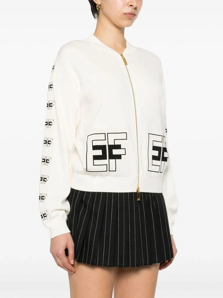 elisabetta franchi Cardigan con logo