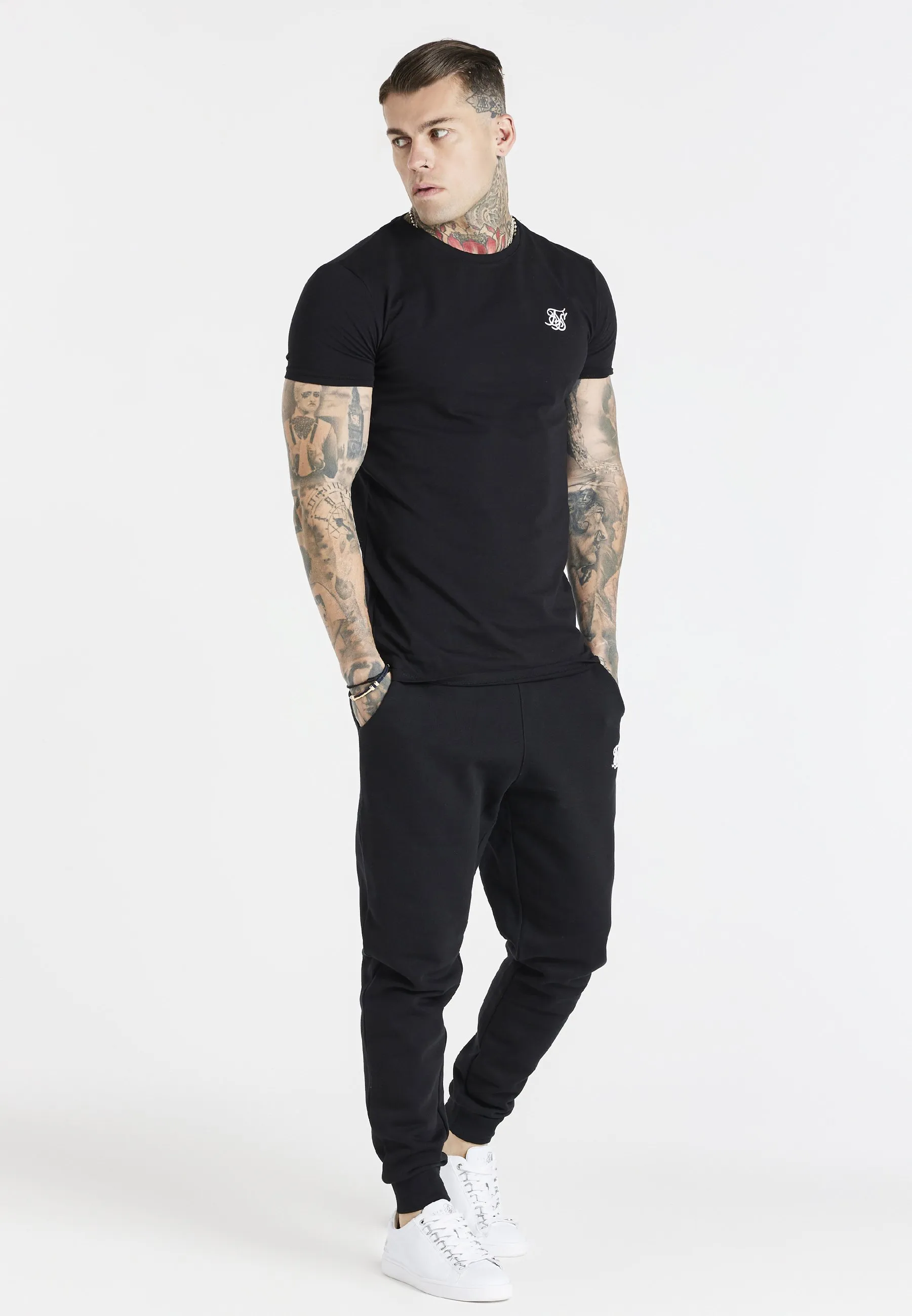 ESSENTIAL CUFFED - Pantaloni sportivi