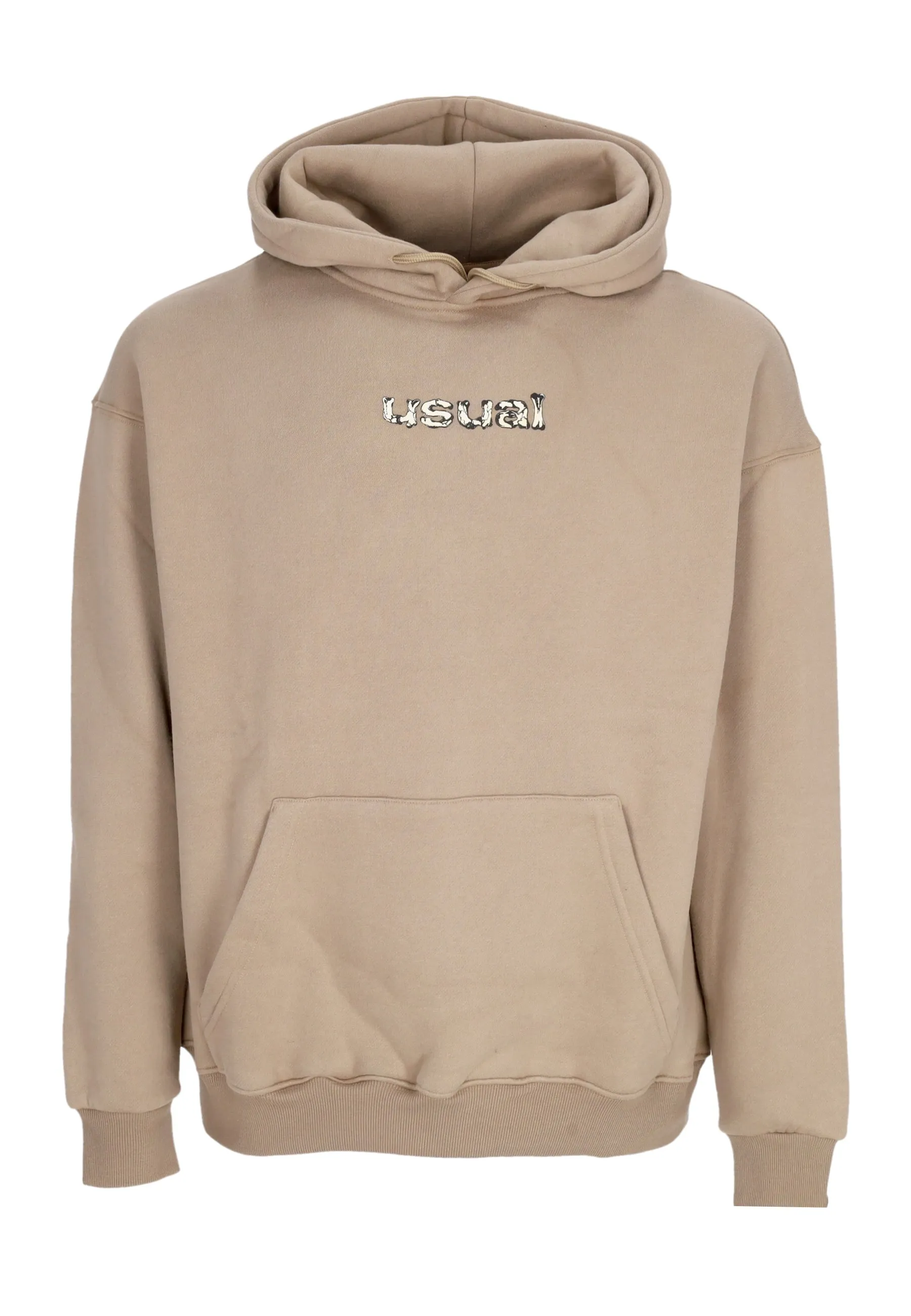 Felpa Cappuccio Uomo Bones Hoodie Black