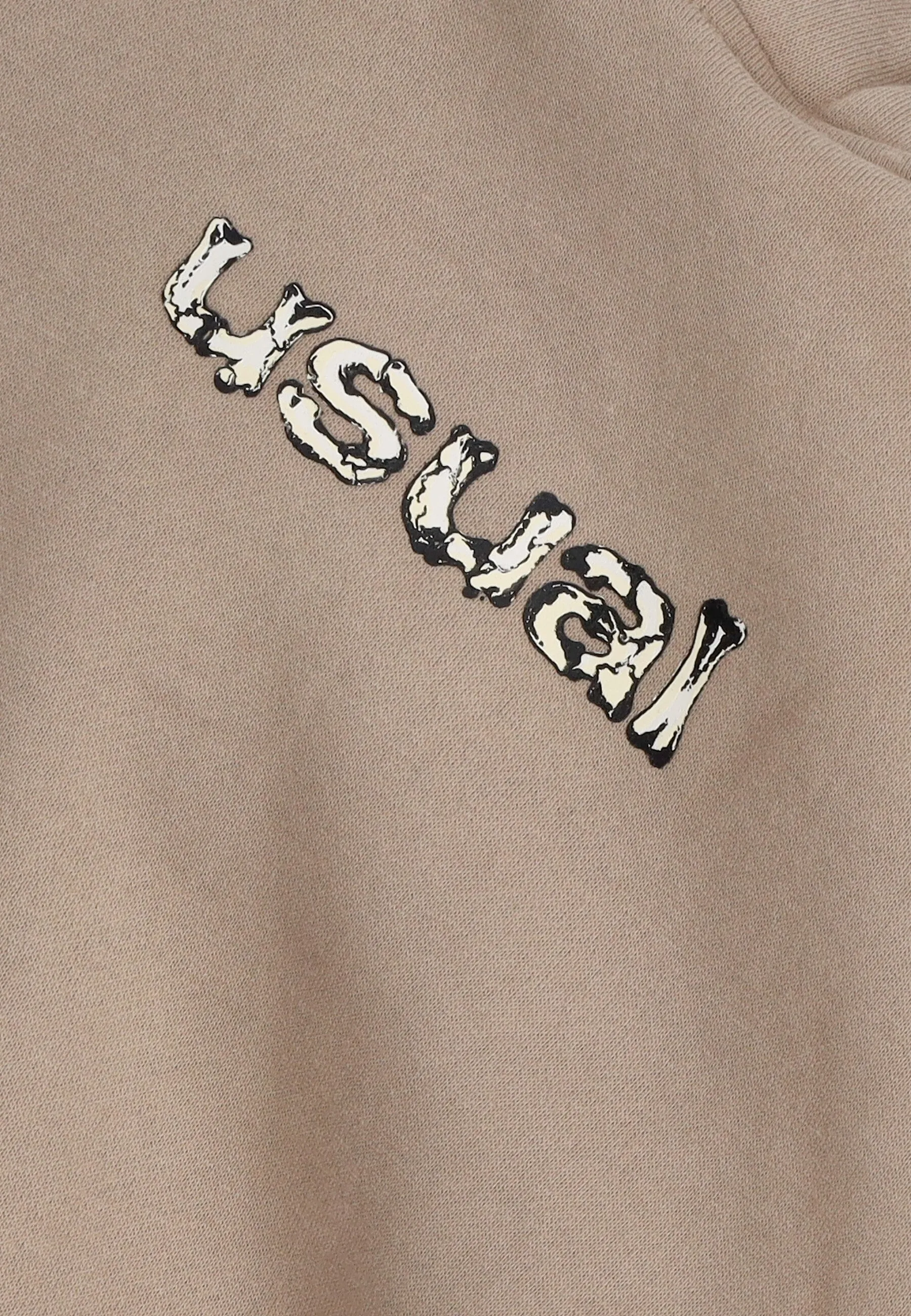 Felpa Cappuccio Uomo Bones Hoodie Black