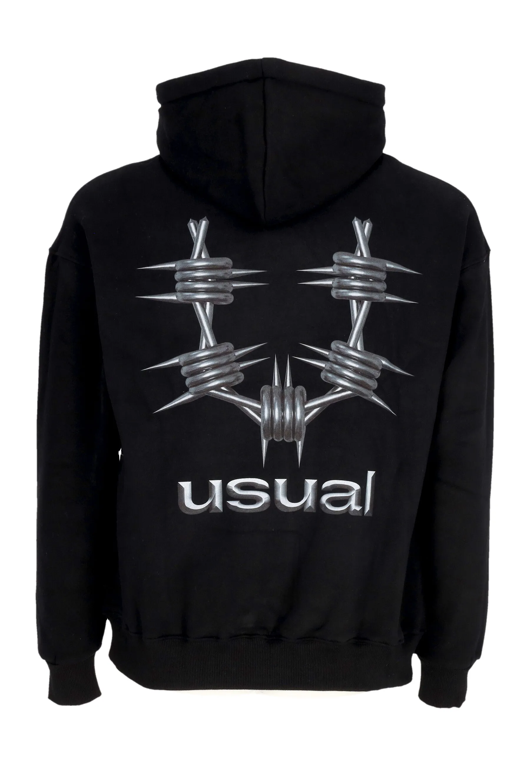Felpa Cappuccio Uomo Metal Hoodie Blue Royal