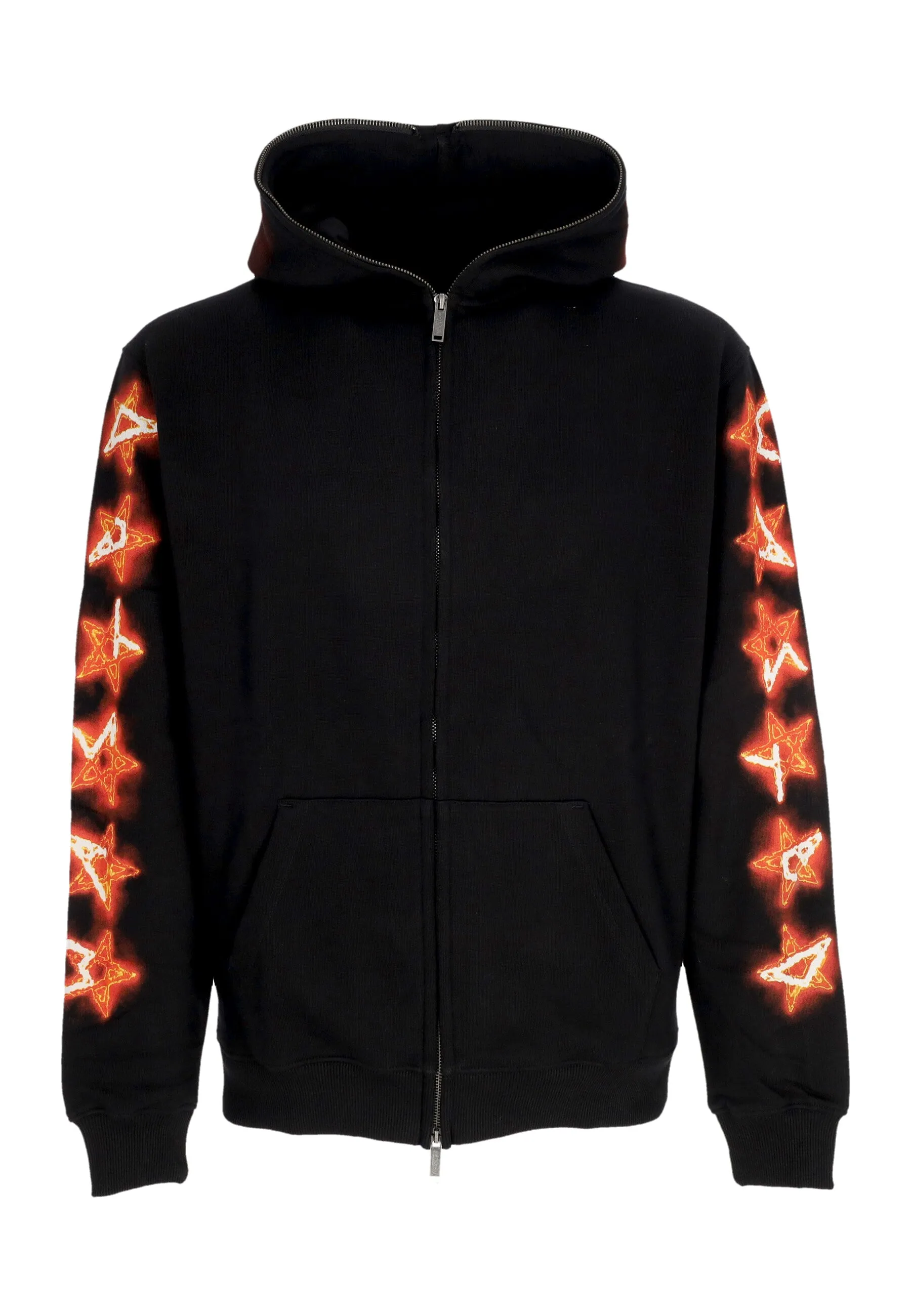 Felpa Cappuccio Zip Uomo Surt Full Zip Hoodie Black