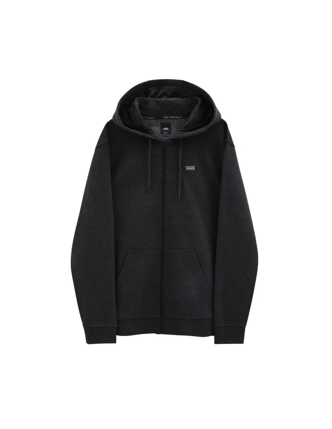 Felpa con cappuccio Mn Basic Zip Felpa con cappuccio Black Heather