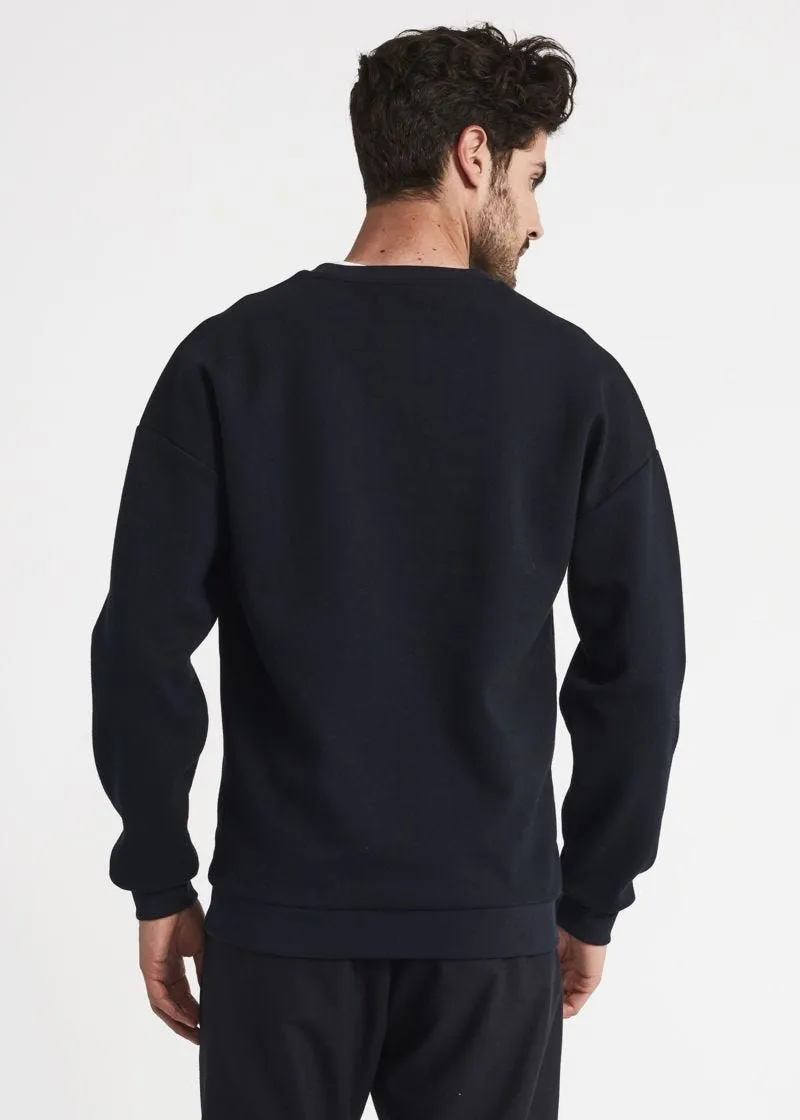 Felpa girocollo in cotone
