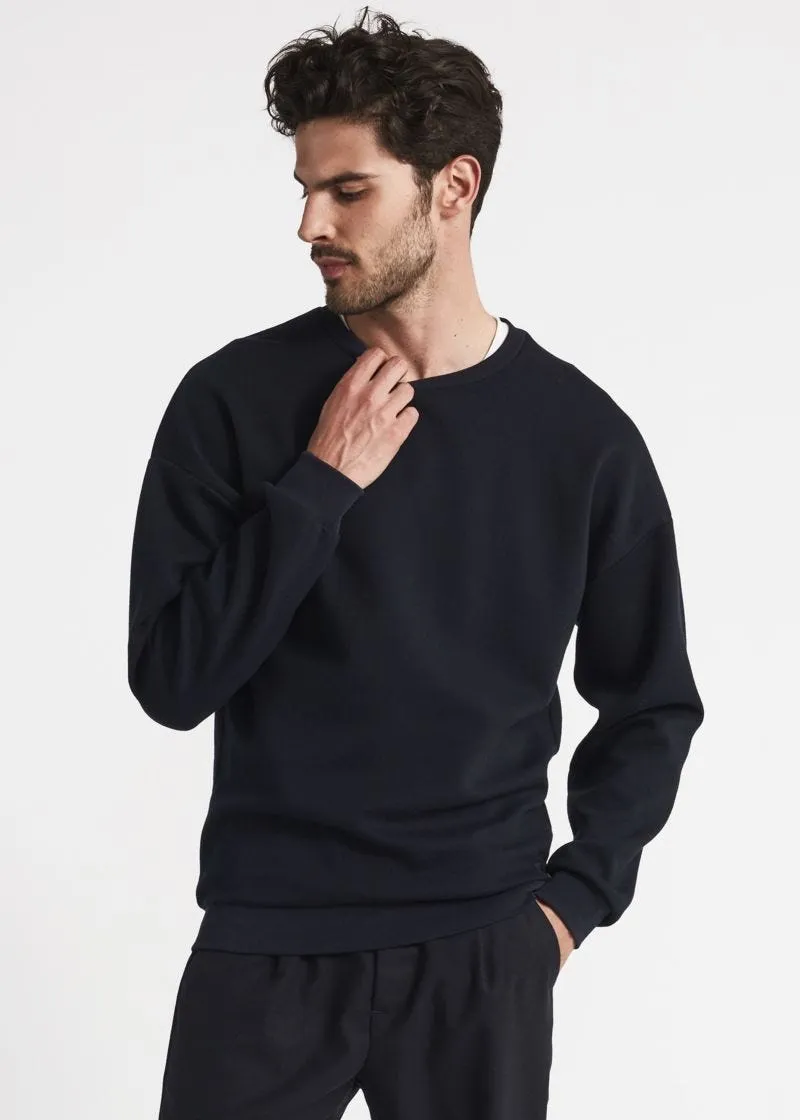 Felpa girocollo in cotone