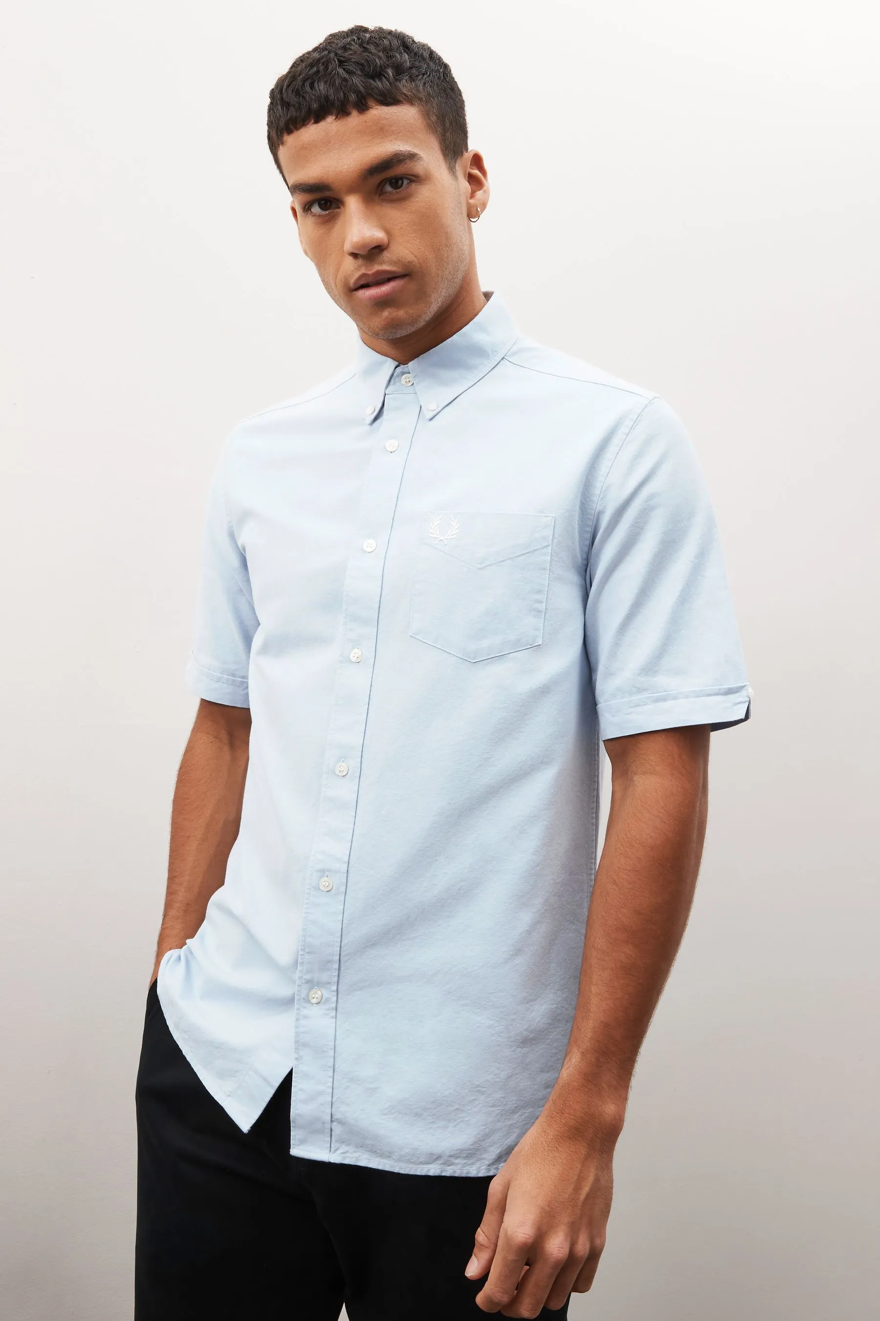 Fred Perry - Camicia Oxford a maniche corte