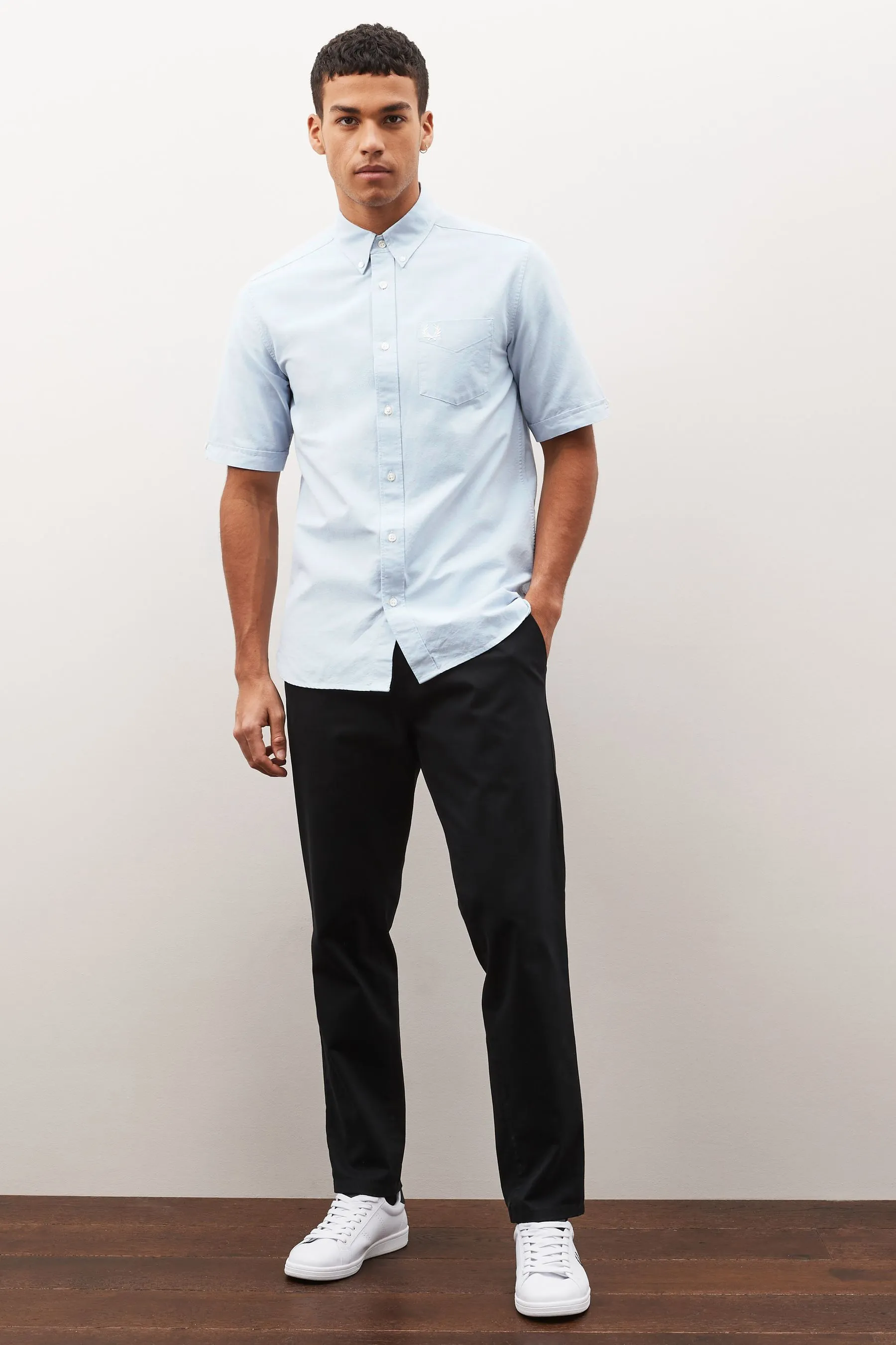 Fred Perry - Camicia Oxford a maniche corte