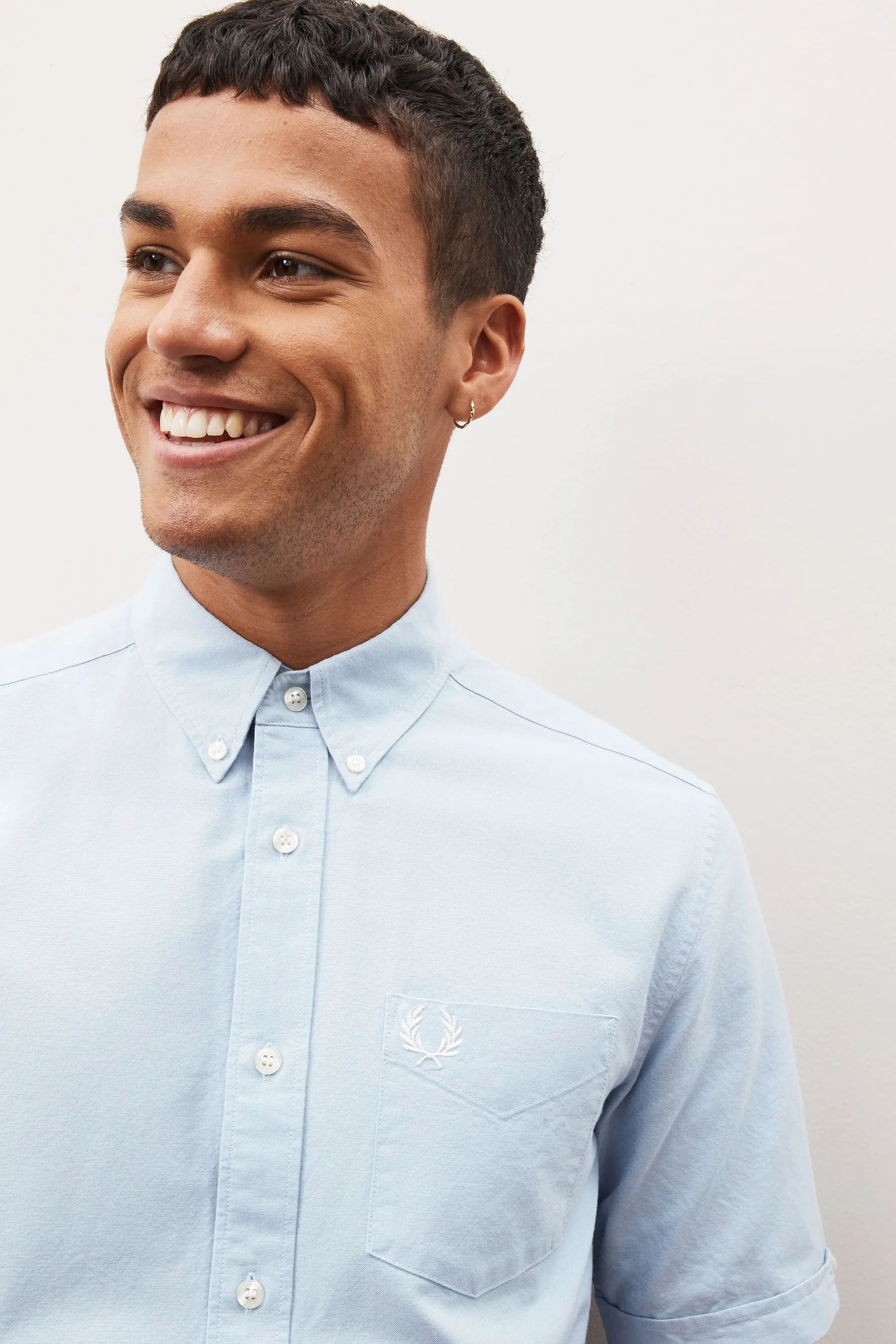 Fred Perry - Camicia Oxford a maniche corte