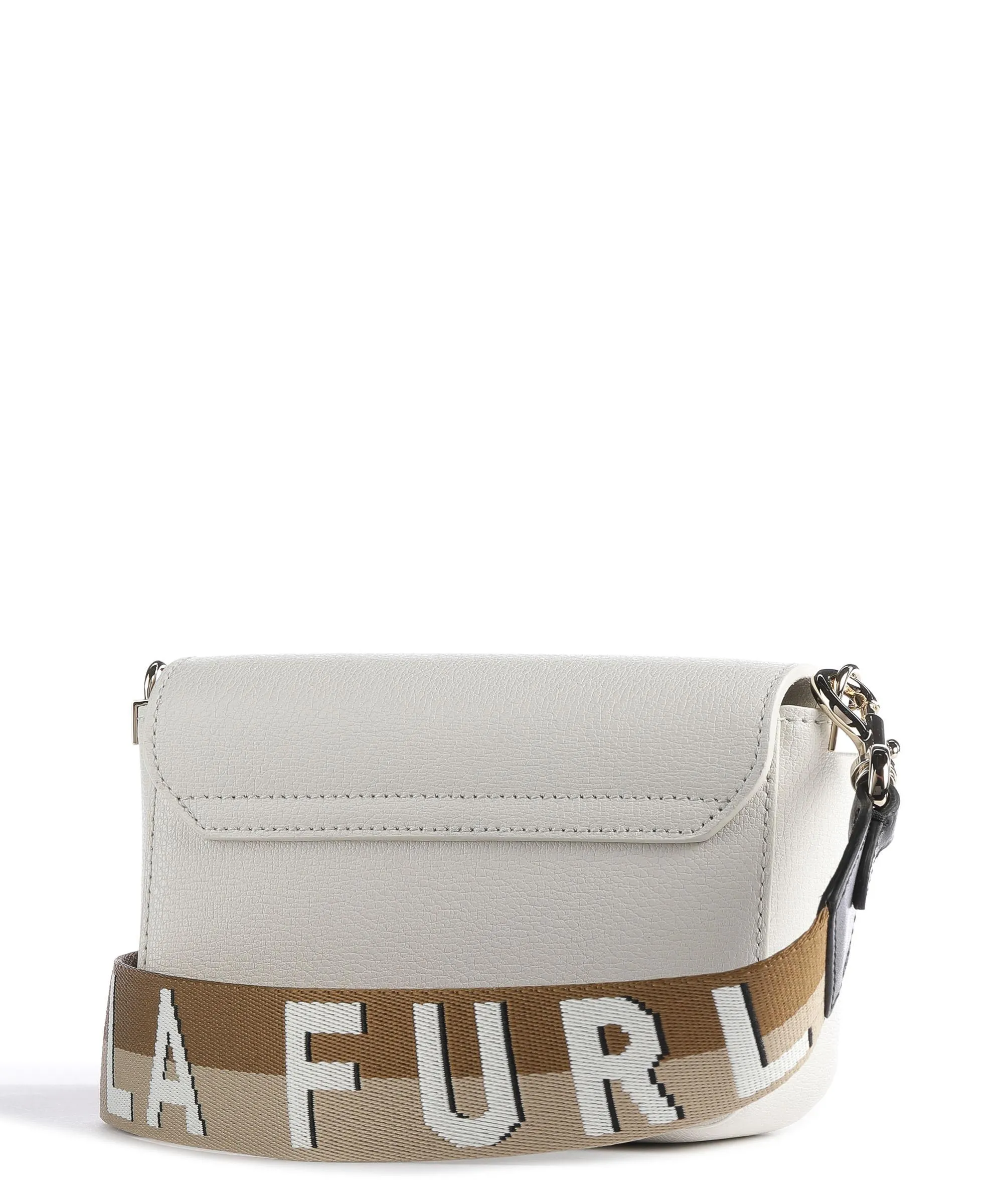  Furla Metropolis Mini Borsa a tracolla pelle granulata avorio  
