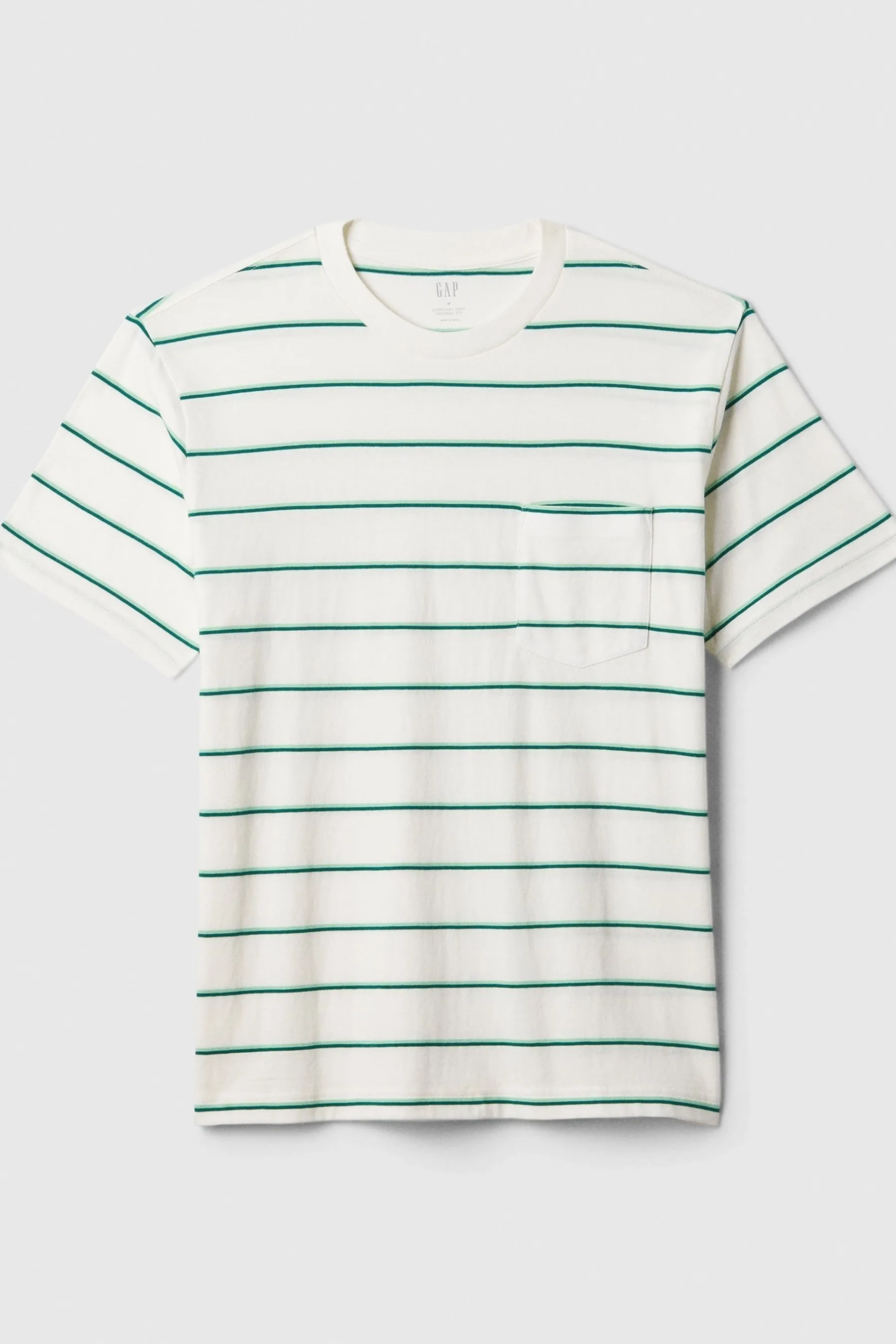 GAP Original - T-shirt con Manica corta Girocollo e tasca