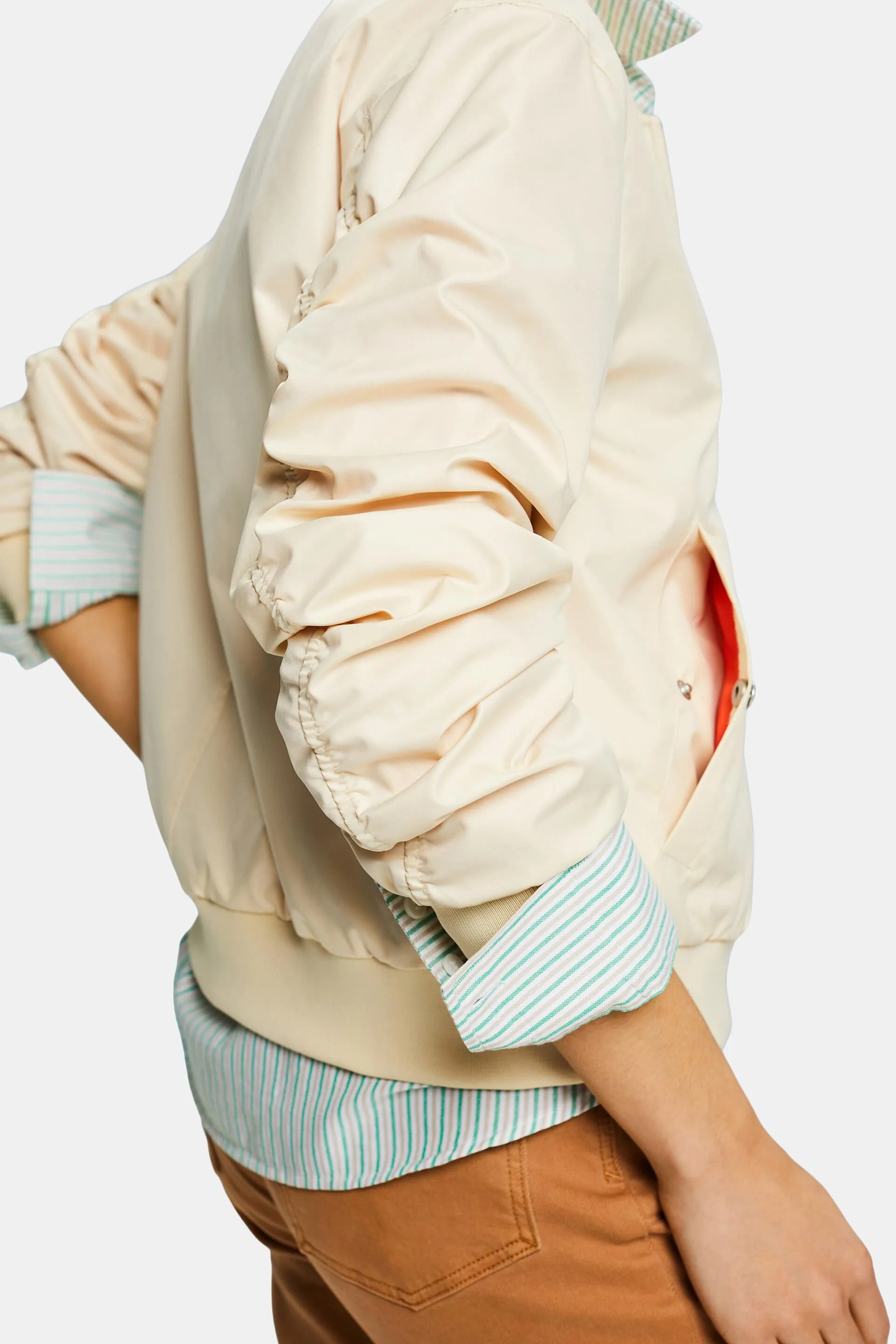 Giacca bomber in raso