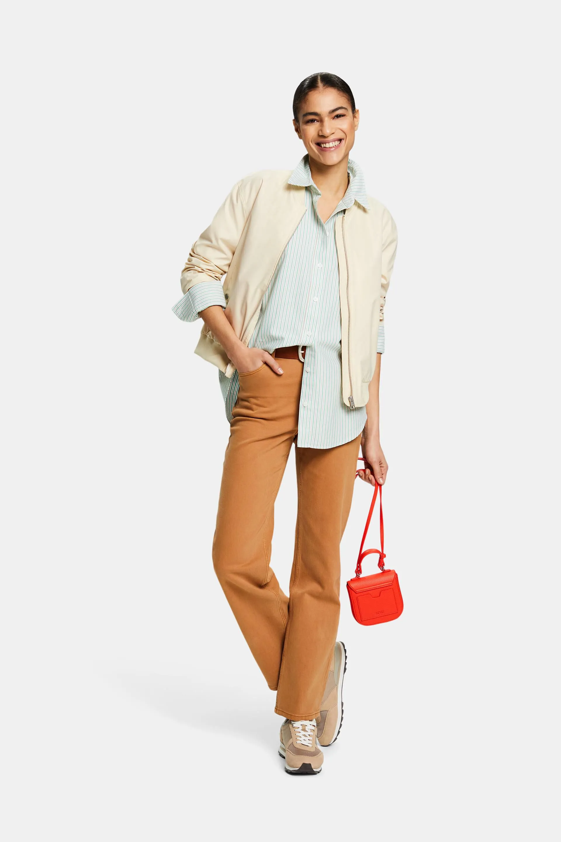 Giacca bomber in raso