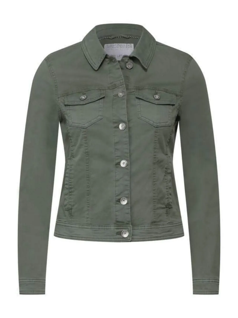 Giacca di jeans donna grigia