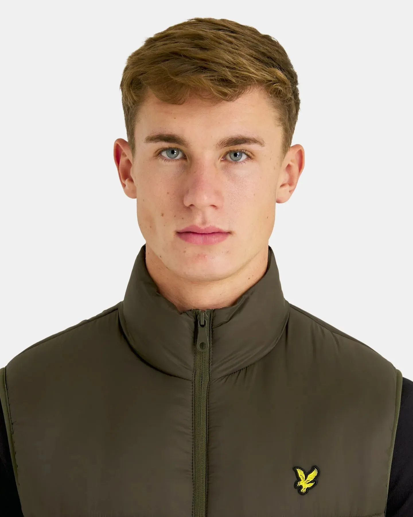 Gilet Imbottito Lyle&Scott Verde Oliva da Uomo
