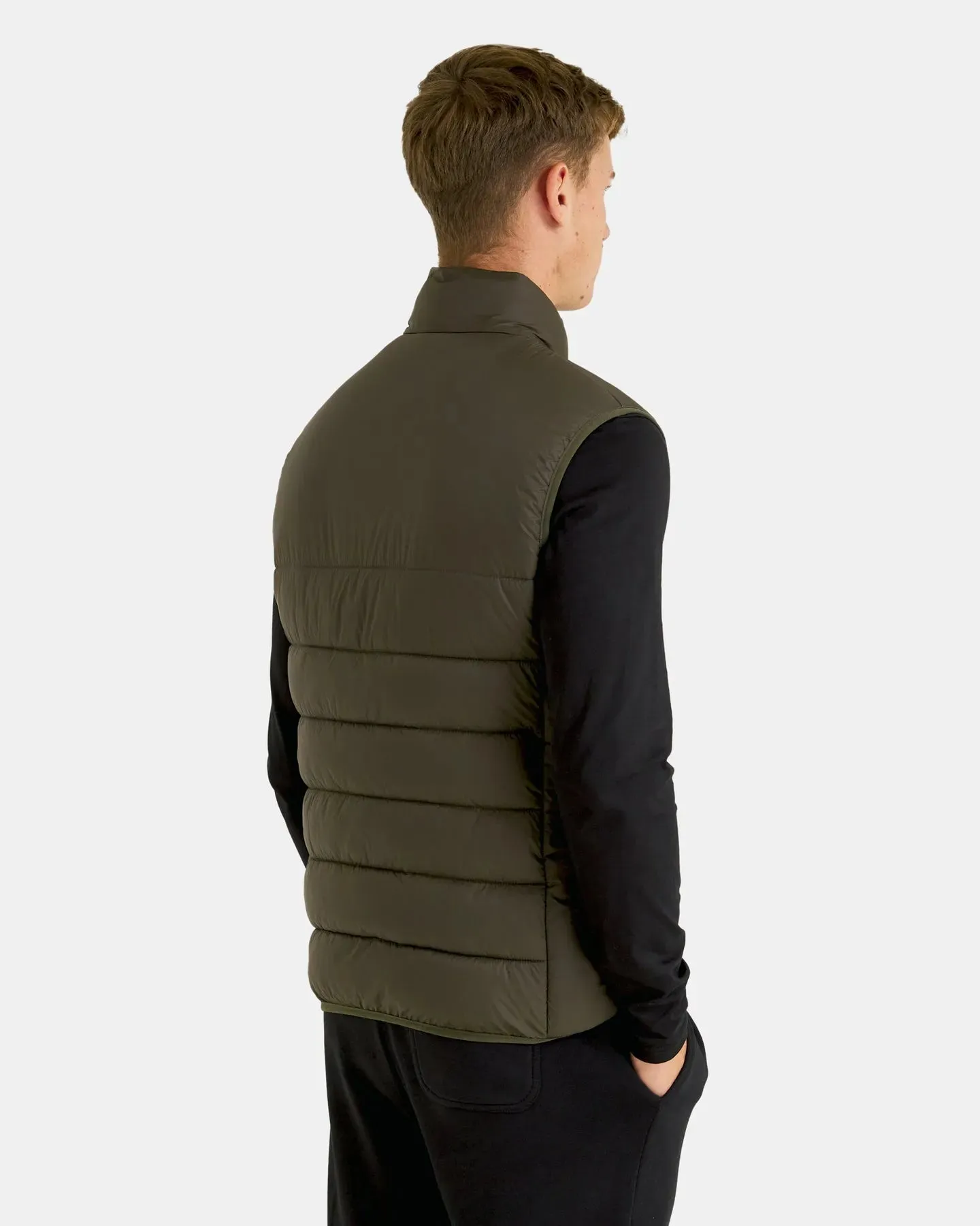 Gilet Imbottito Lyle&Scott Verde Oliva da Uomo