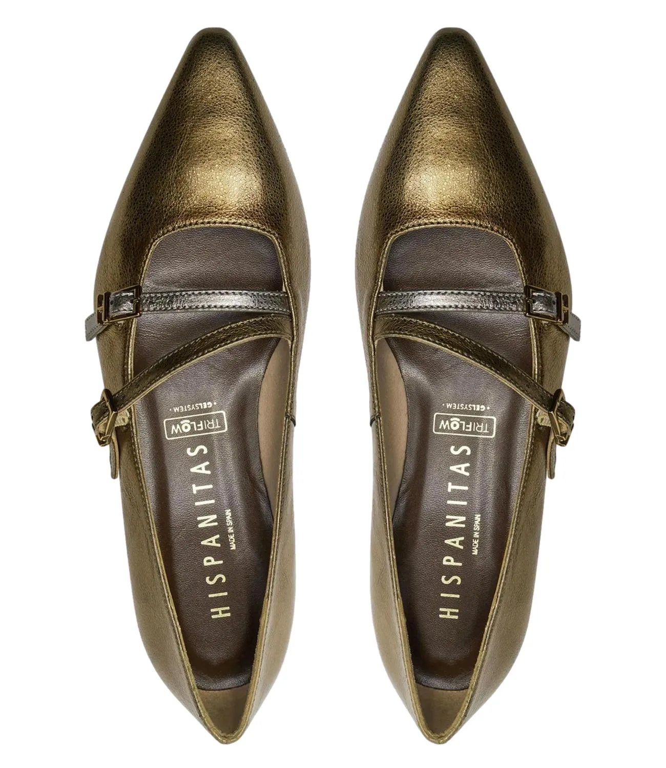 Hispanitas Scarpe Oro Donna