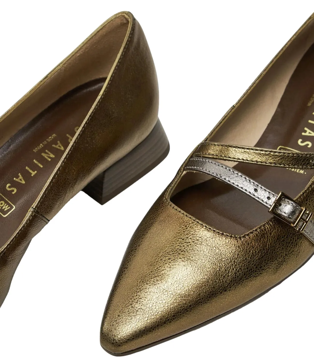 Hispanitas Scarpe Oro Donna