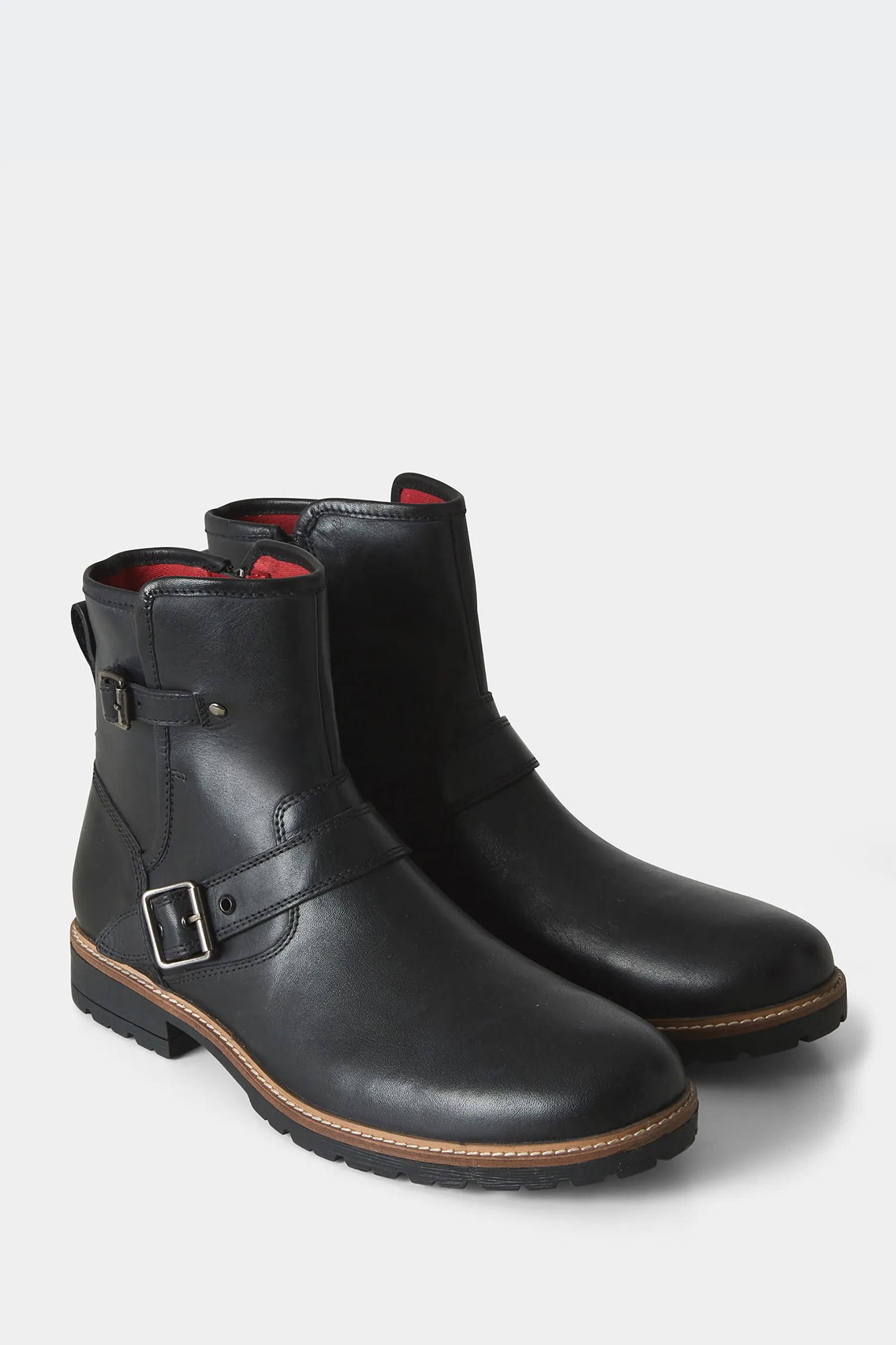 Joe Browns - Chelsea stile motociclista in pelle Stivali